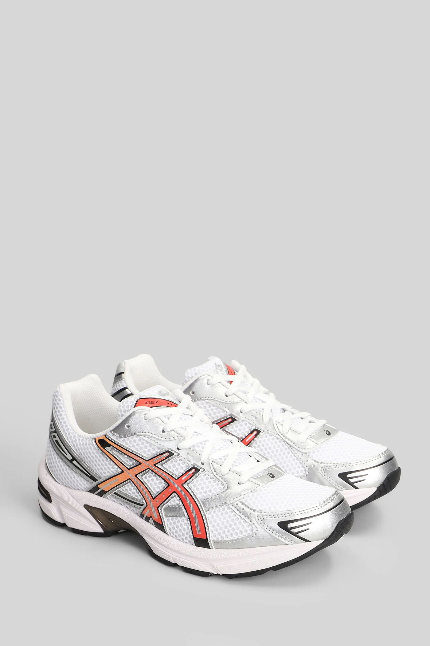 Gel-1130 Sneakers in white leather and fabric - Image 2