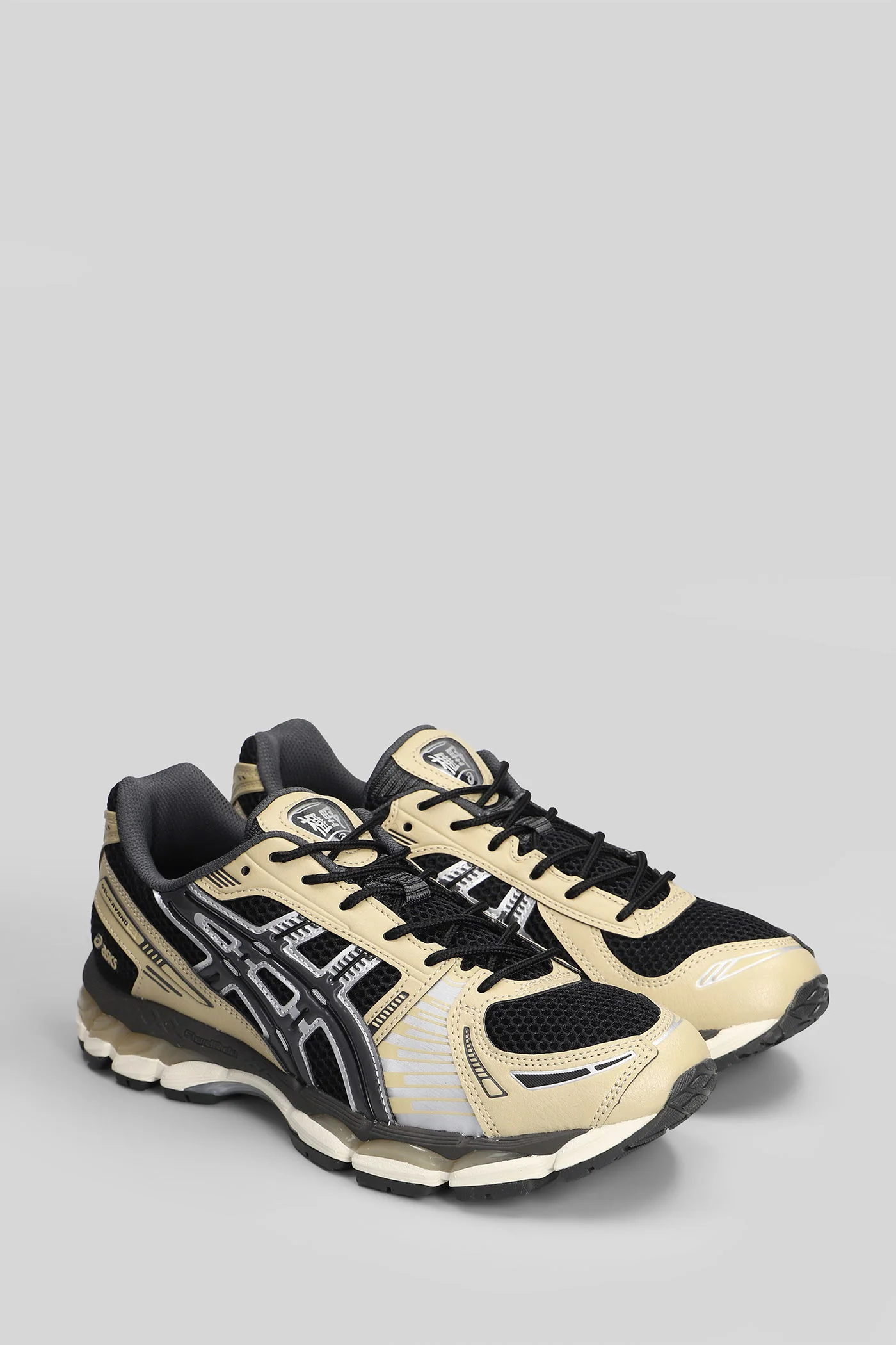 Gel-Kayano 12.1 Sneakers in black leather and fabric - Image 2