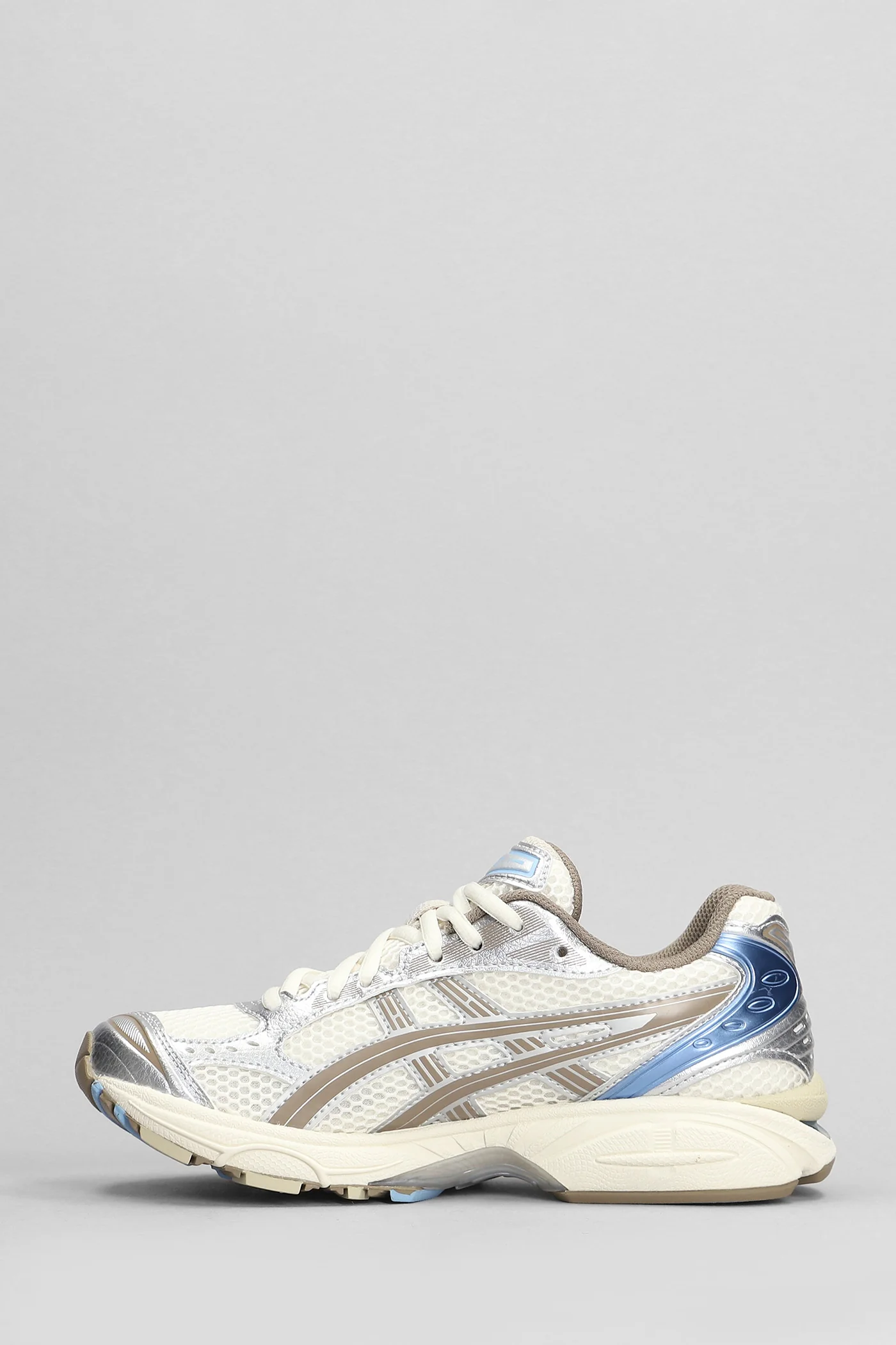 Gel-Kayano 14 Sneakers in beige leather and fabric - Image 3