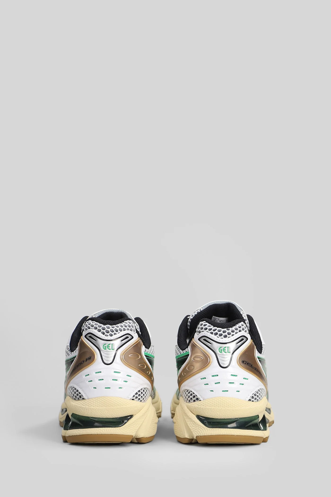 Gel-Kayano 14 Sneakers in green leather and fabric - Image 4