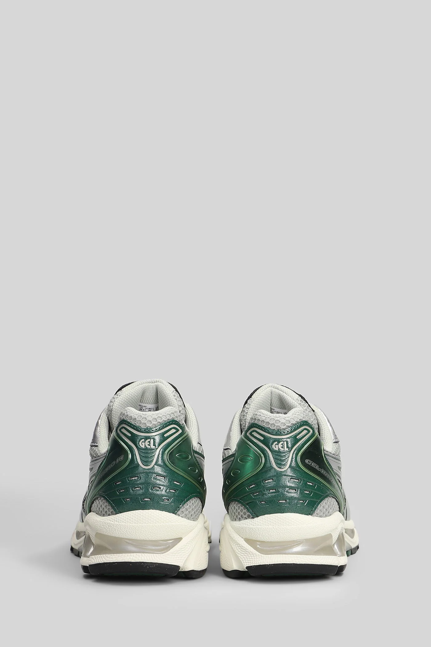 Gel-Kayano 14 Sneakers in silver leather and fabric - Image 4