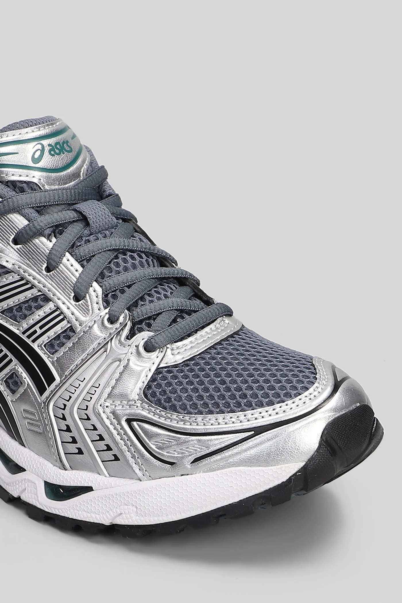 Gel-Kayano 14 Sneakers in silver leather and fabric - Image 10