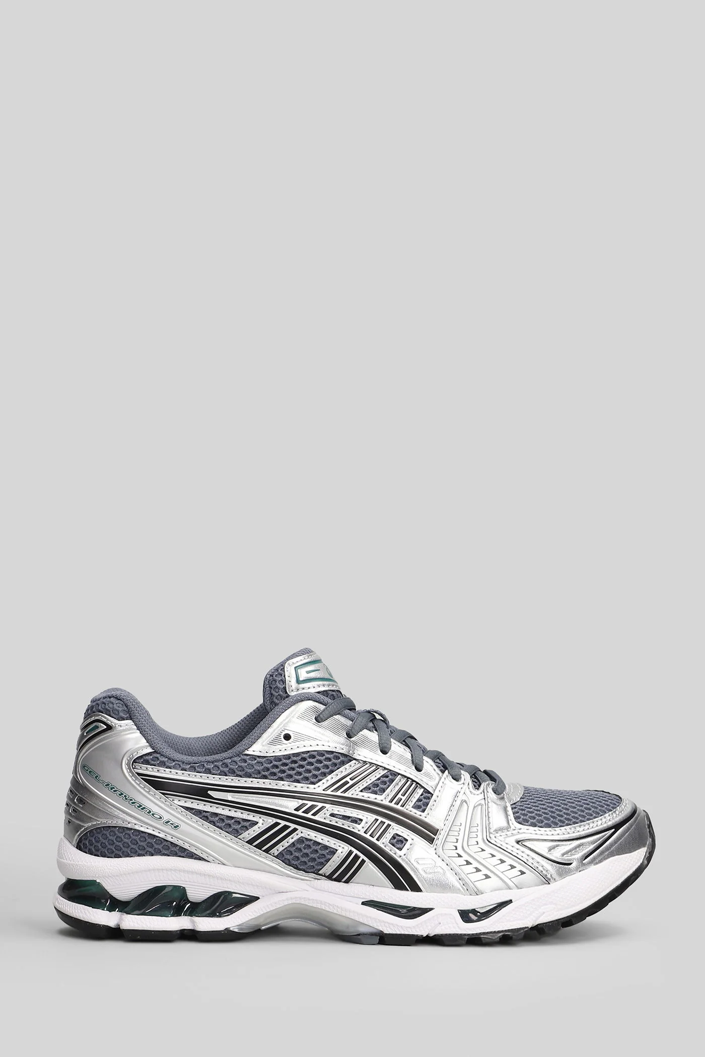 Gel-Kayano 14 Sneakers in silver leather and fabric - Image 16