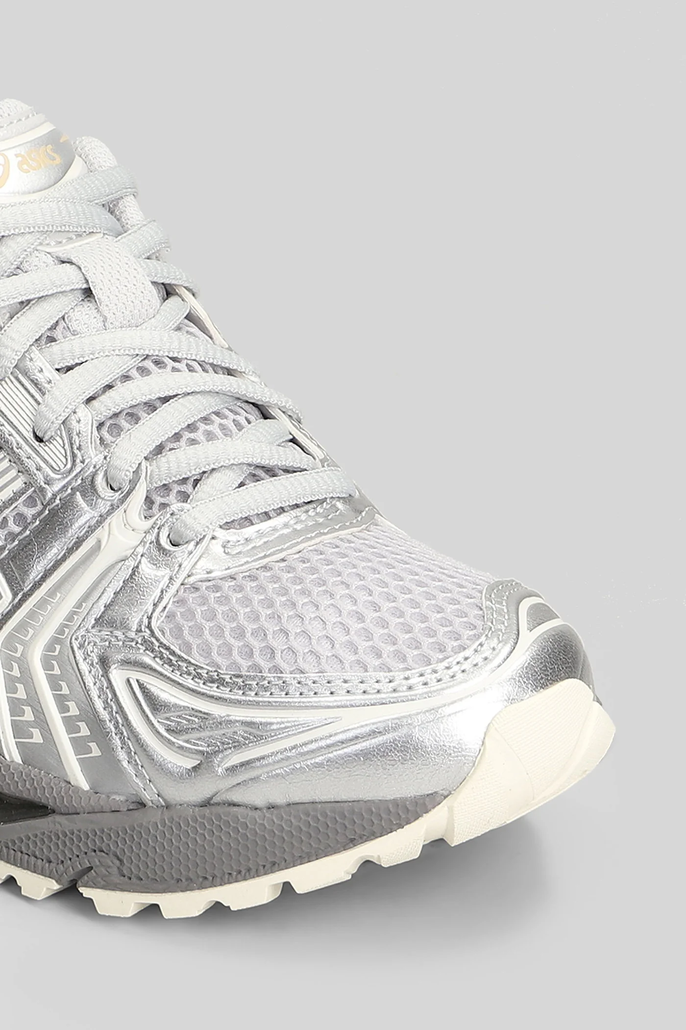 Gel-Kayano 14 Sneakers in silver leather and fabric - Image 5