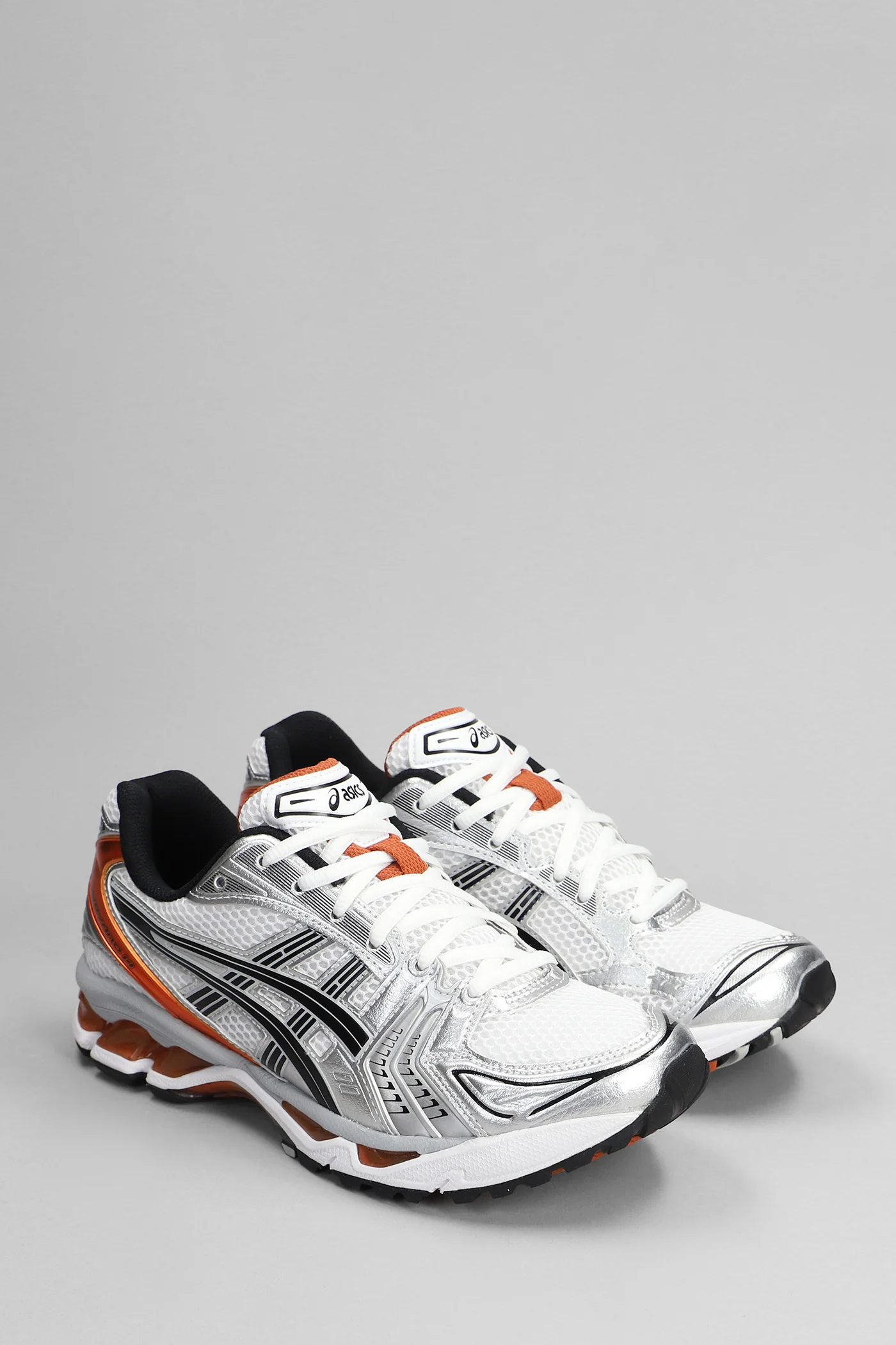 Gel-Kayano 14 Sneakers in silver leather and fabric - Image 2