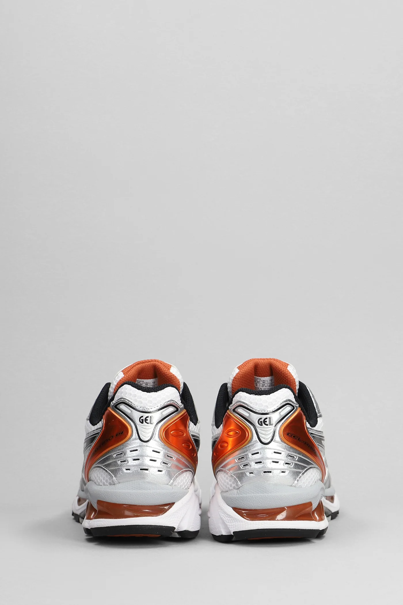 Gel-Kayano 14 Sneakers in silver leather and fabric - Image 4