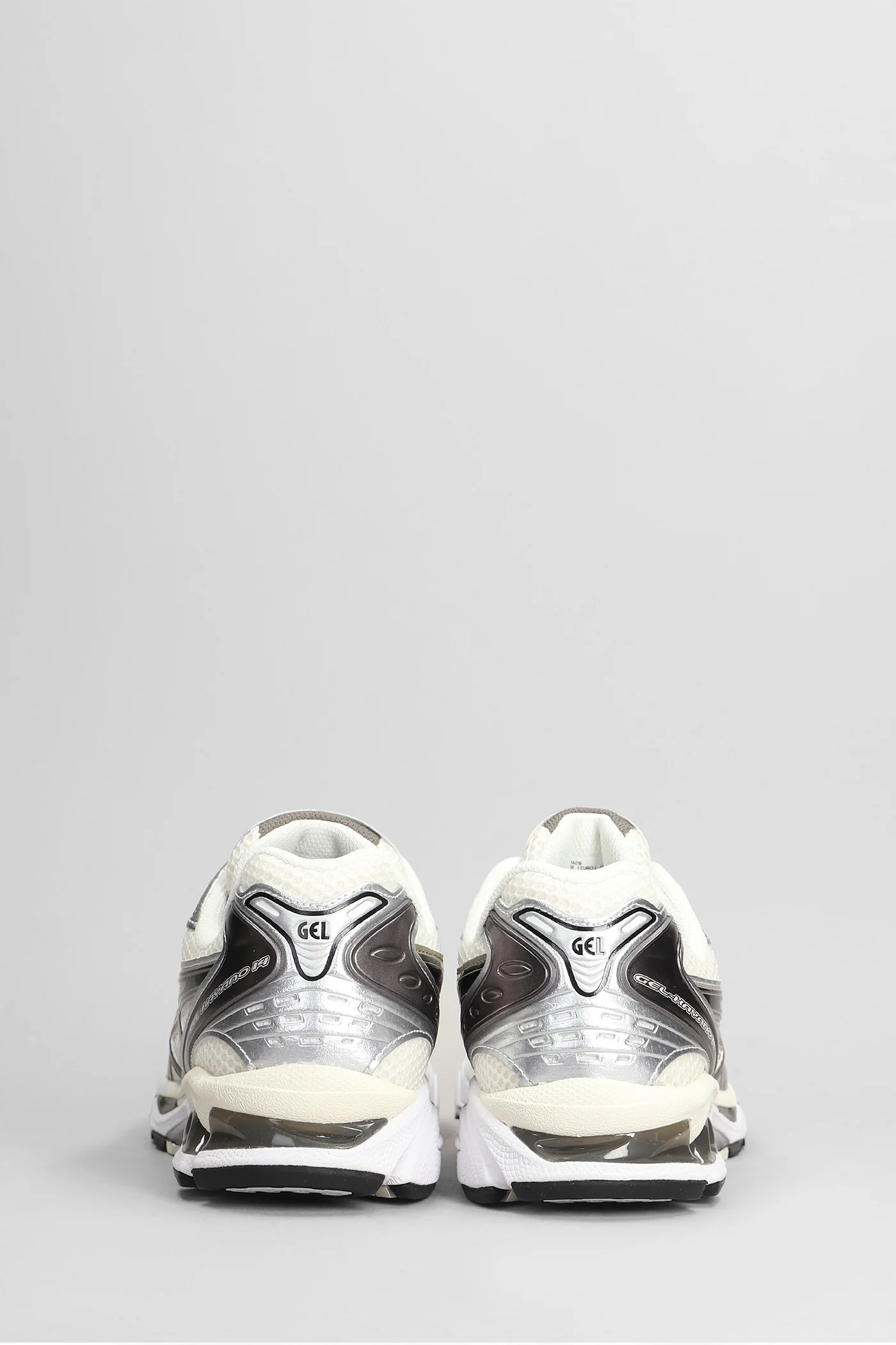 Gel-Kayano 14 Sneakers in silver leather and fabric - Image 4