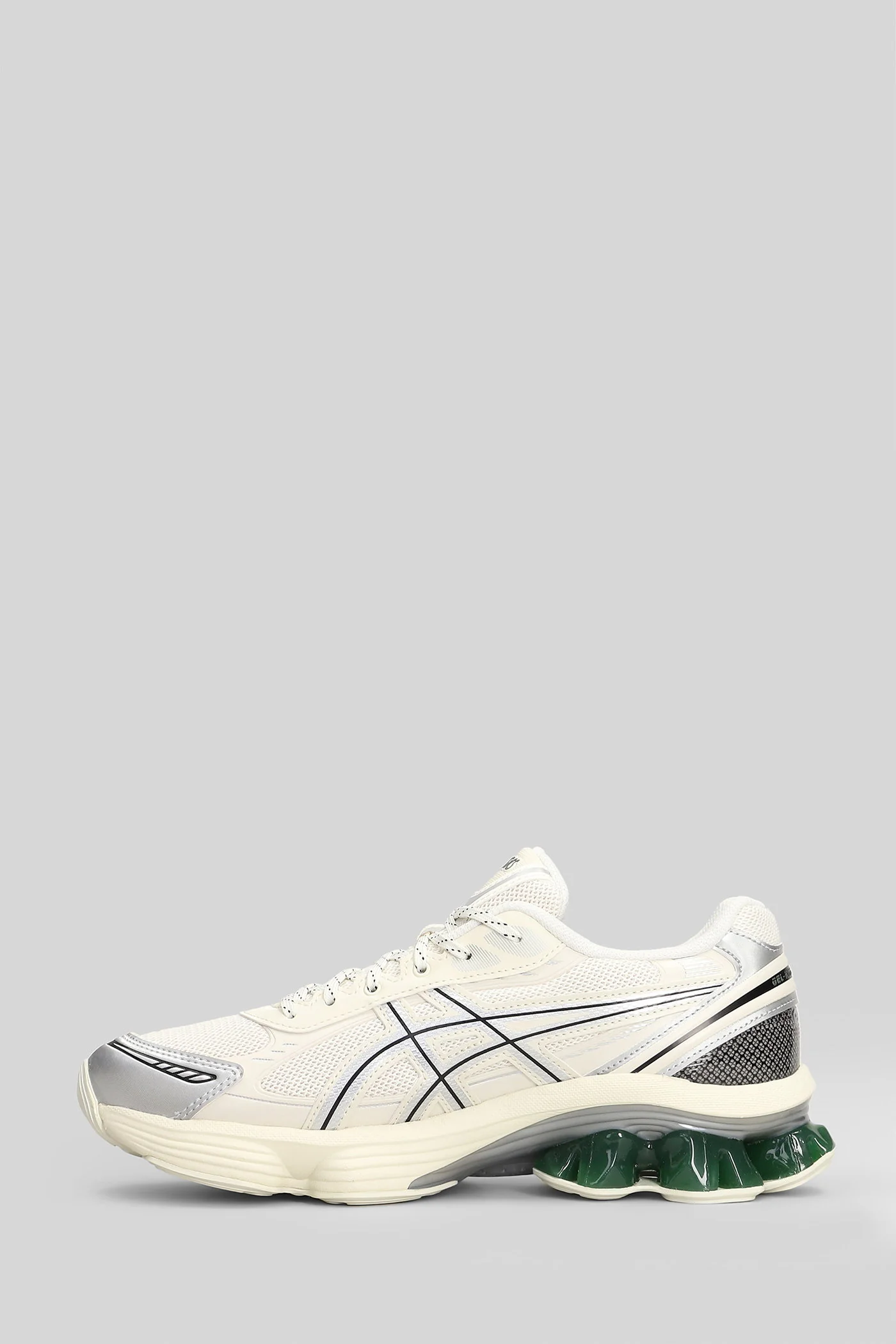 Gel-Kinetic Fluent Sneakers in beige leather and fabric - Image 3