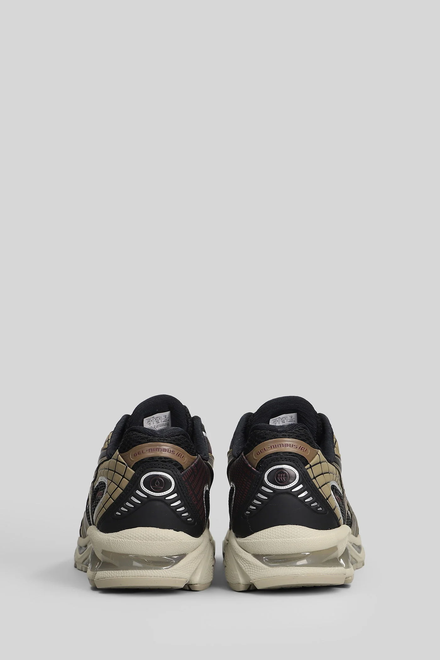 Gel-Nimbus 10.1 Gtx Sneakers in black leather and fabric - Image 4