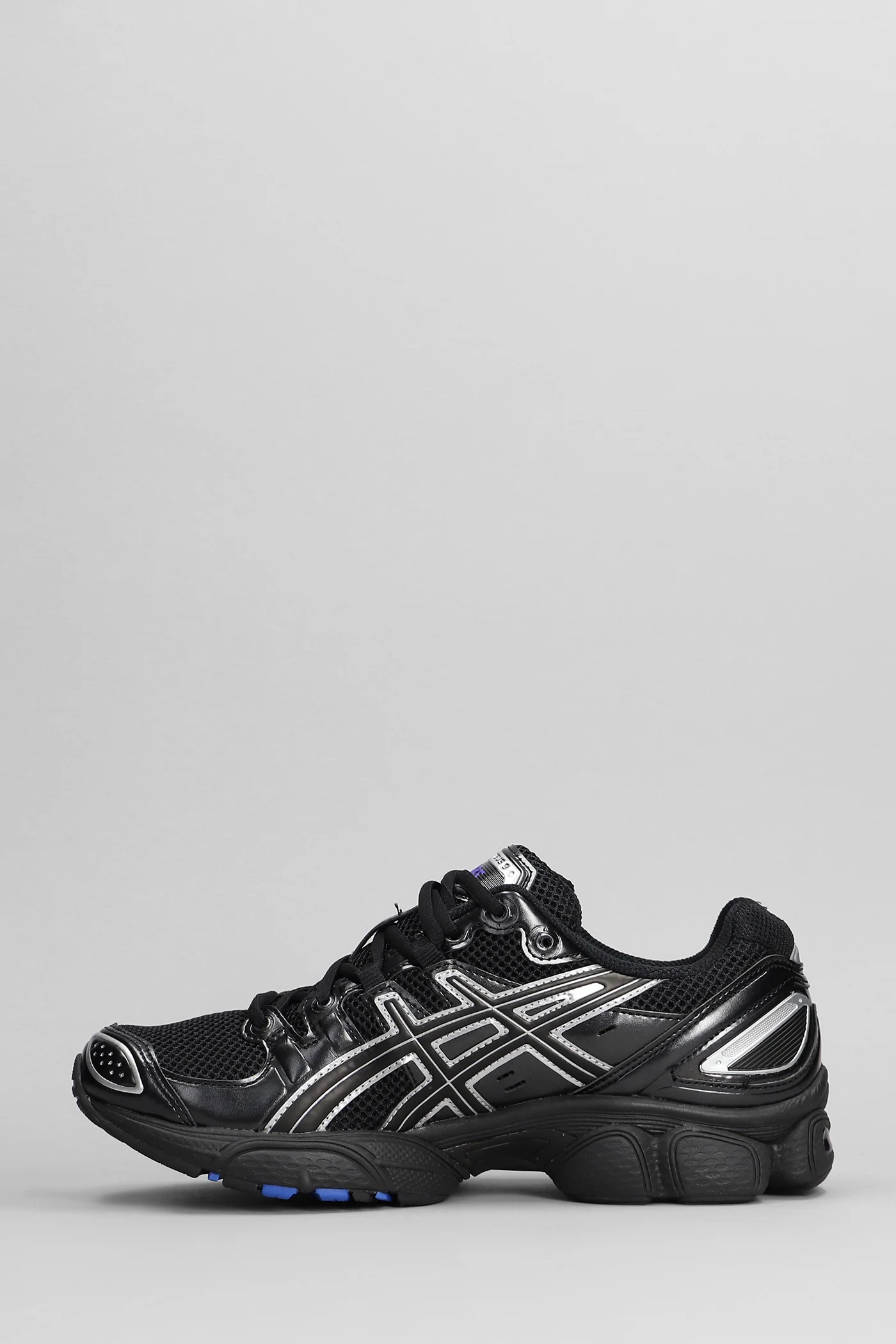 Gel-Nimbus 9 Sneakers in black leather and fabric - Image 3
