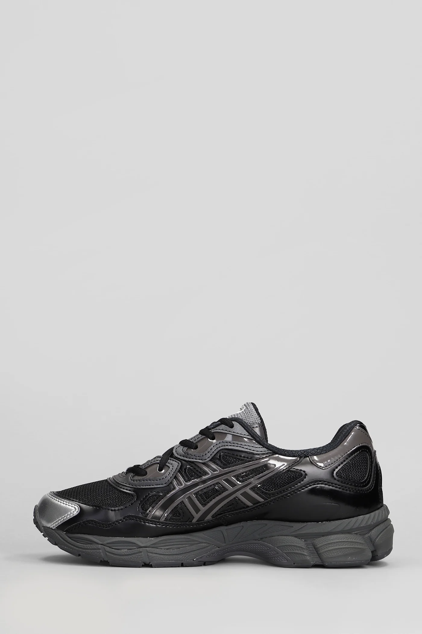 Gel-Nyc Sneakers in black leather and fabric - Image 3