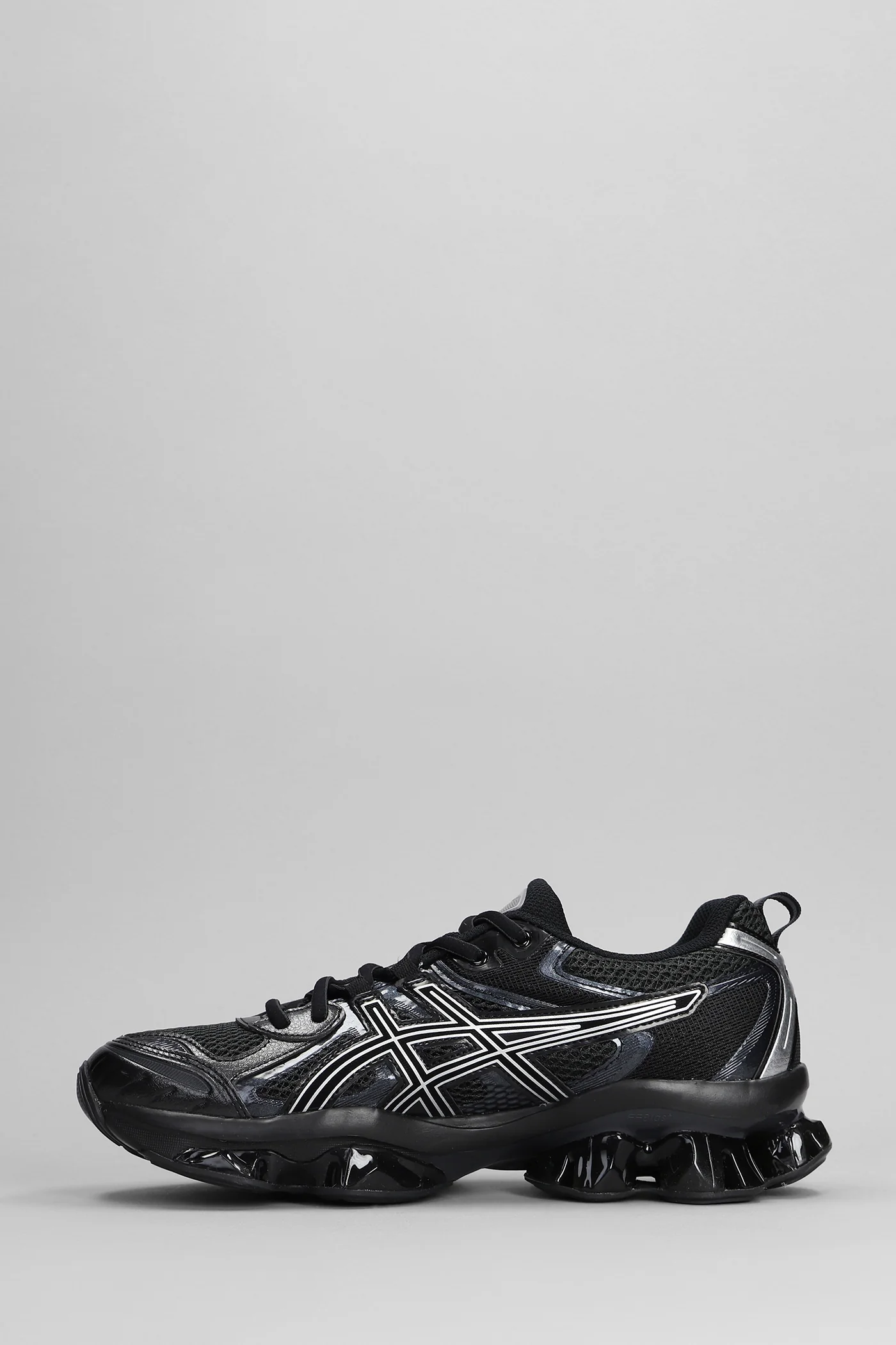 Gel-Quantum Kinetic Sneakers in black leather and fabric - Image 3
