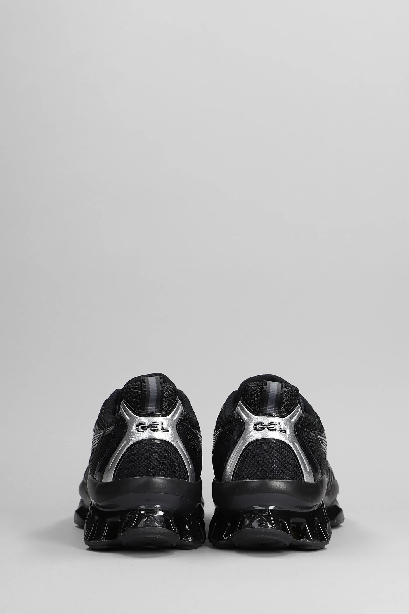 Gel-Quantum Kinetic Sneakers in black leather and fabric - Image 4