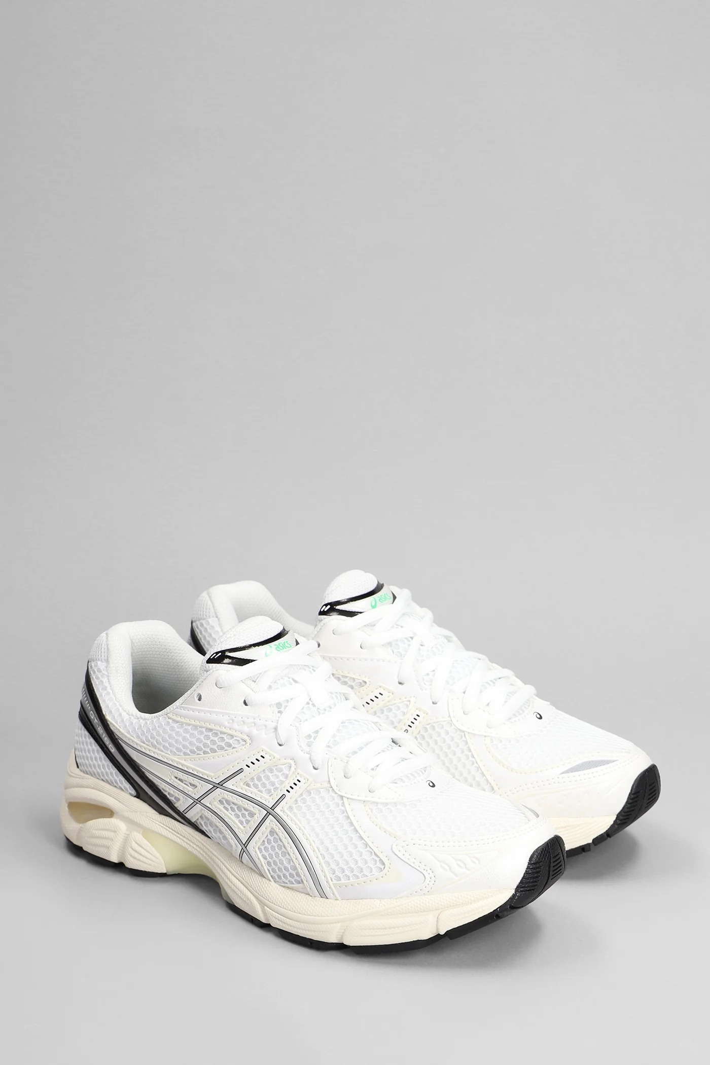 GT-2160 Sneakers in white leather and fabric - Image 2