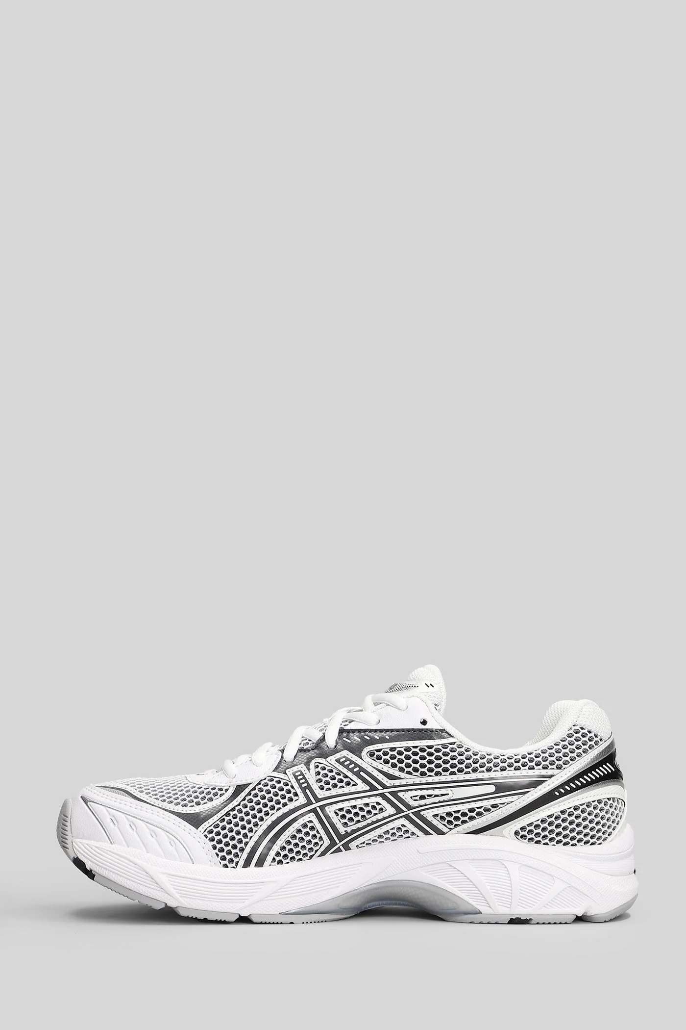 GT-2160 Sneakers in white leather and fabric - Image 3