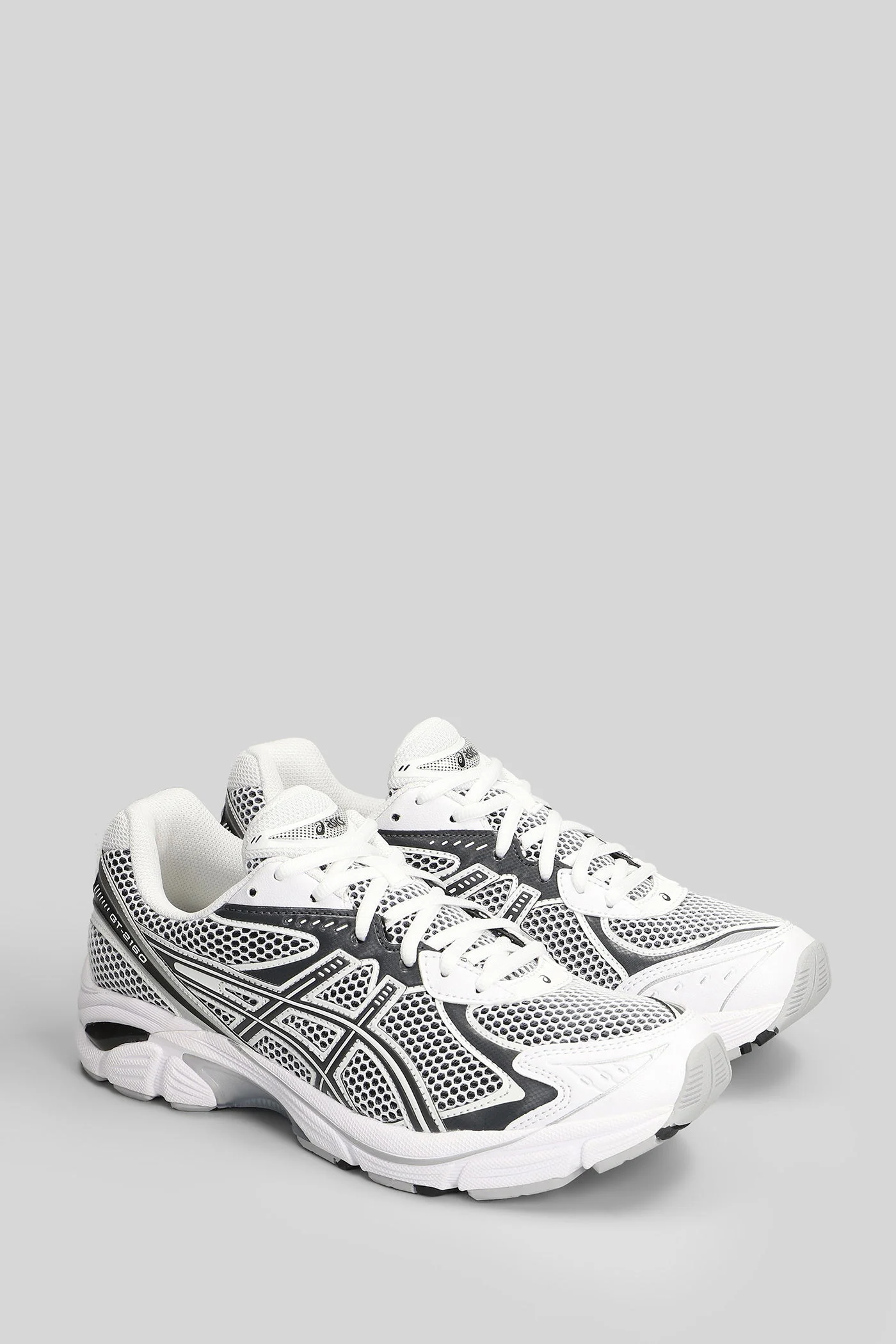 GT-2160 Sneakers in white leather and fabric - Image 7