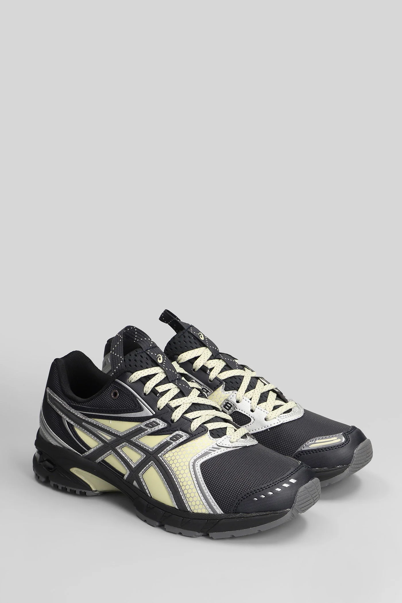 Ub11-S Gel-ds Train Sneakers in black leather and fabric - Image 2