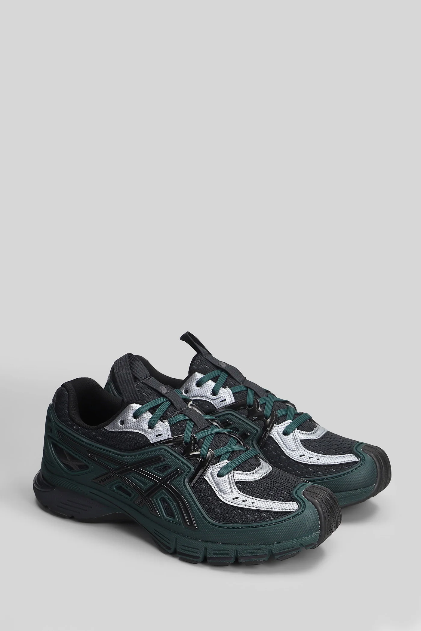 Ub12-S Gel-Sd-Lyte Sneakers in green leather and fabric - Image 2