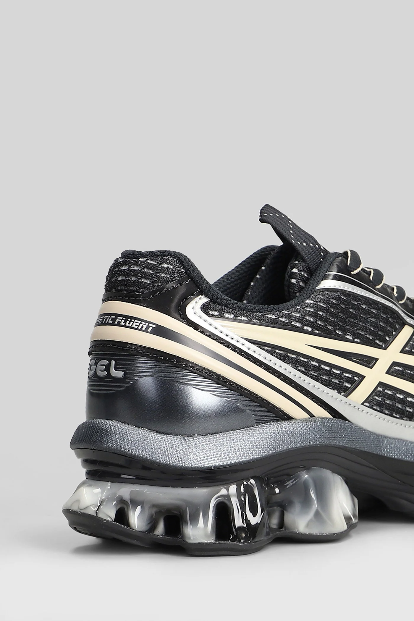 US6-S Gel-Kinetic Sneakers in black leather and fabric - Image 5