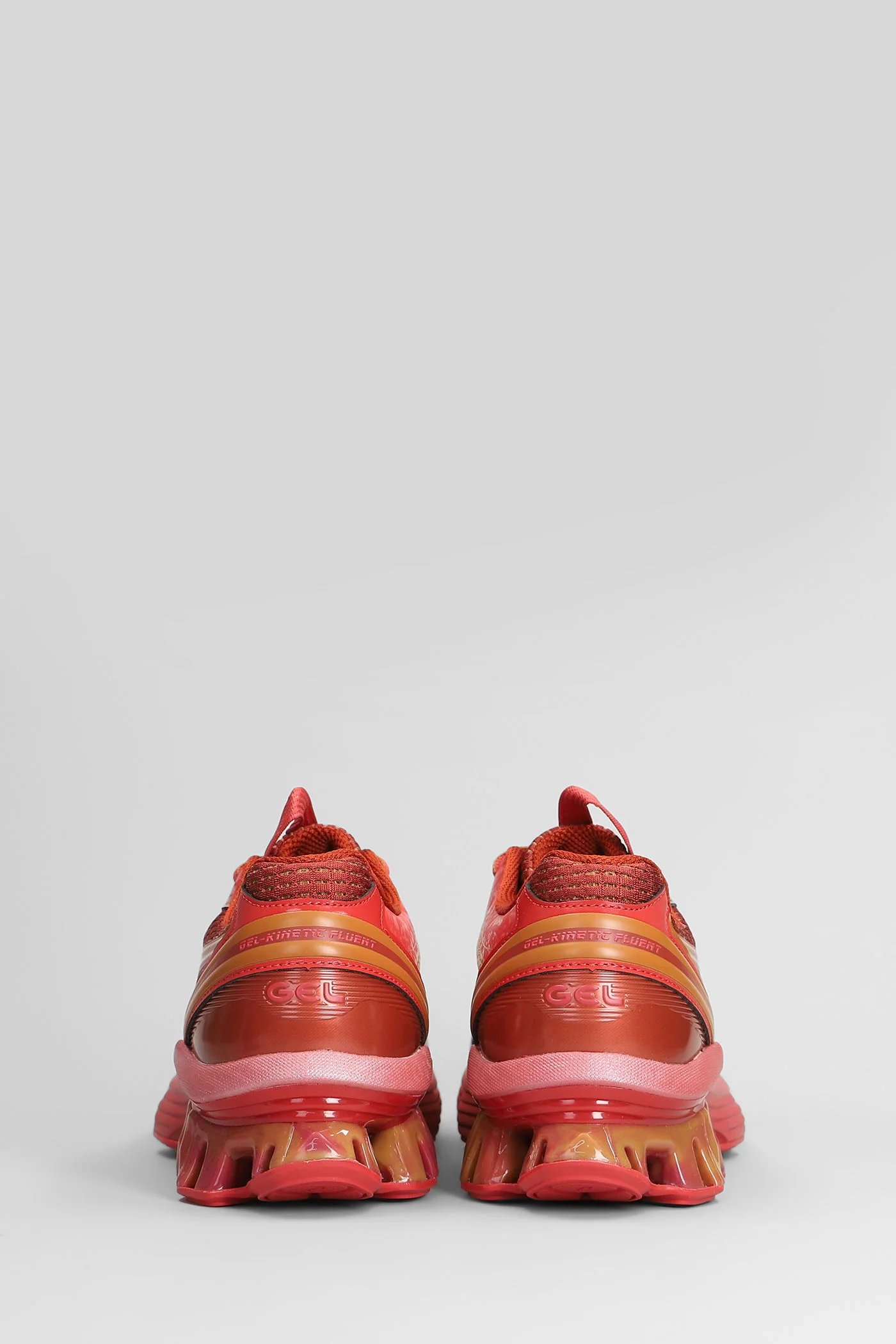 US6-S Gel-Kinetic Sneakers in red leather and fabric - Image 4
