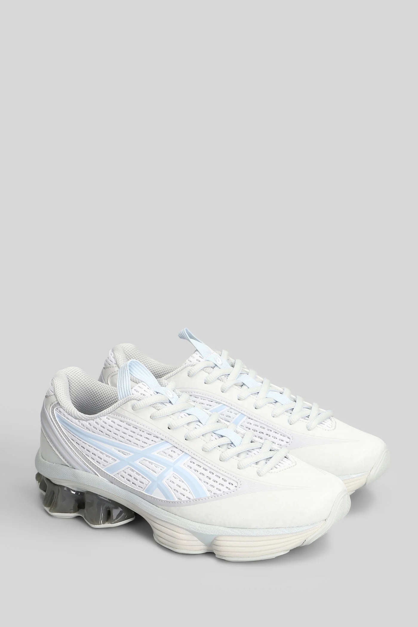 US6-S Gel-Kinetic Sneakers in white leather and fabric - Image 2