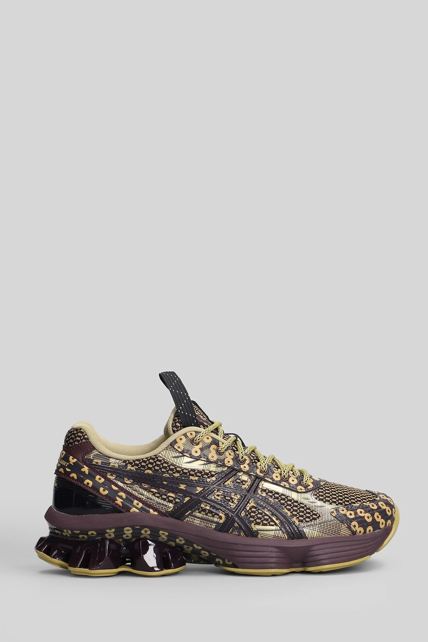 Us7-S Gel-Kinetic Sneakers in Viola leather and fabric