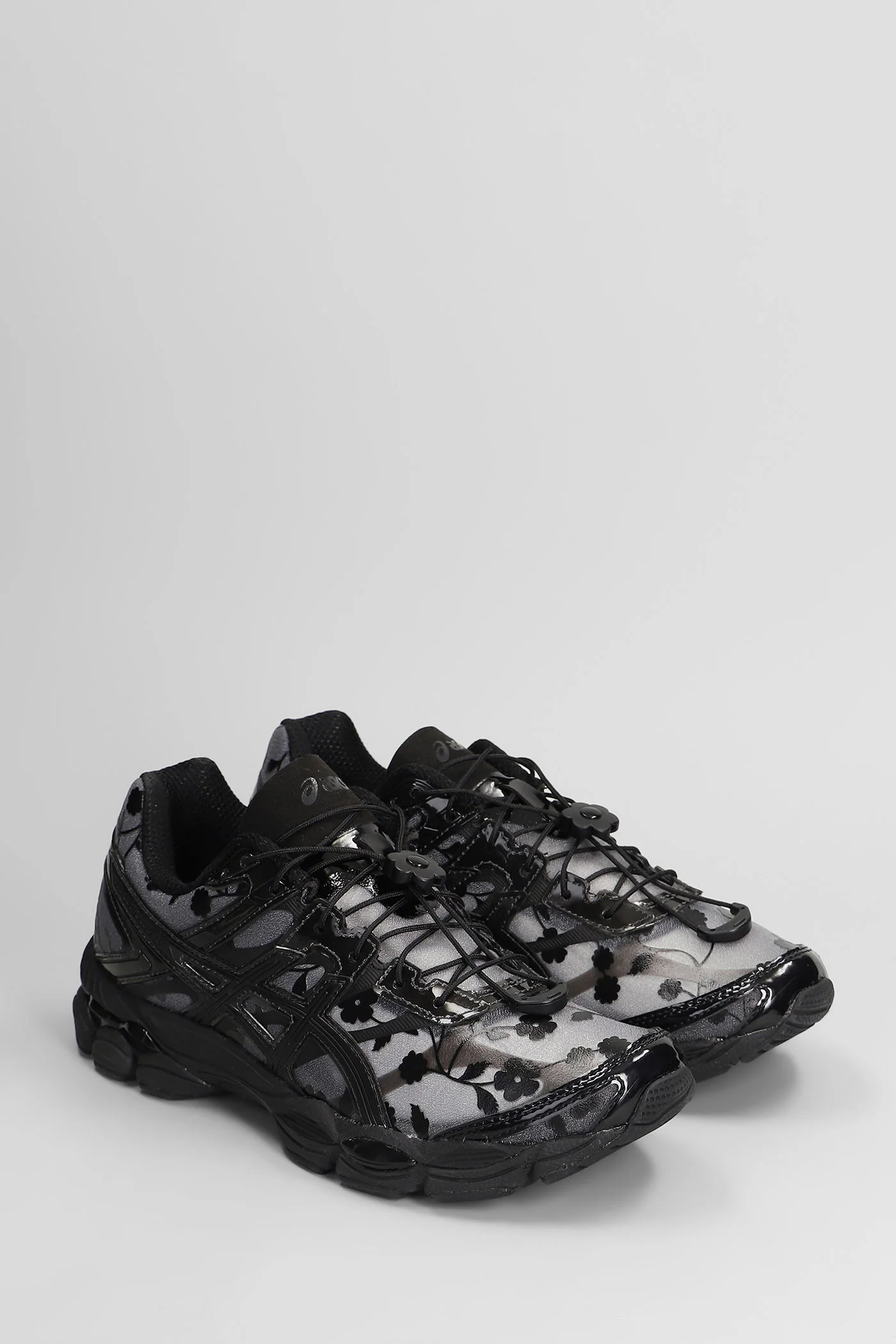 Gel-Cumulus 16 Sscb Sneakers in black leather and fabric - Image 2