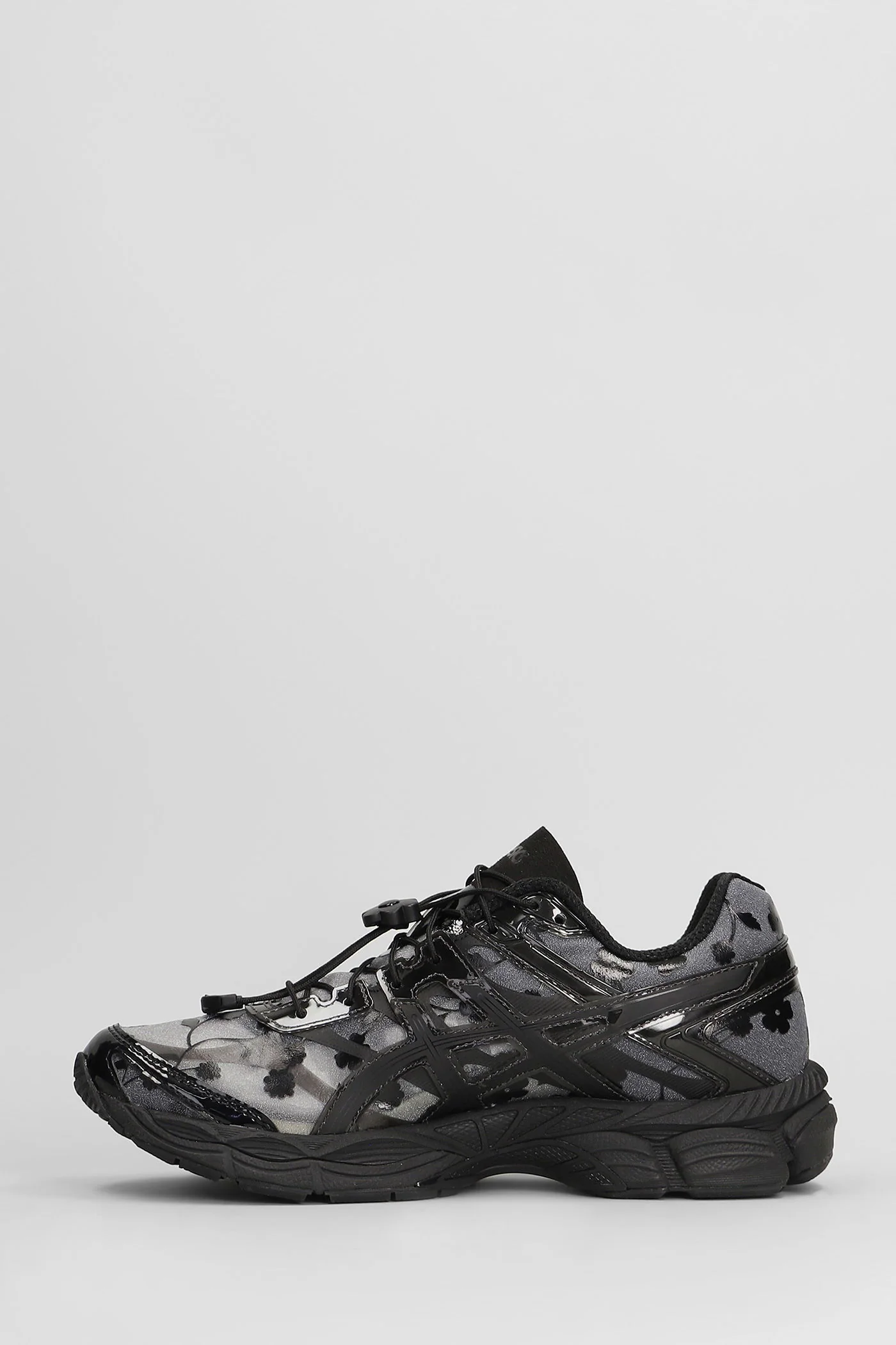 Gel-Cumulus 16 Sscb Sneakers in black leather and fabric - Image 3