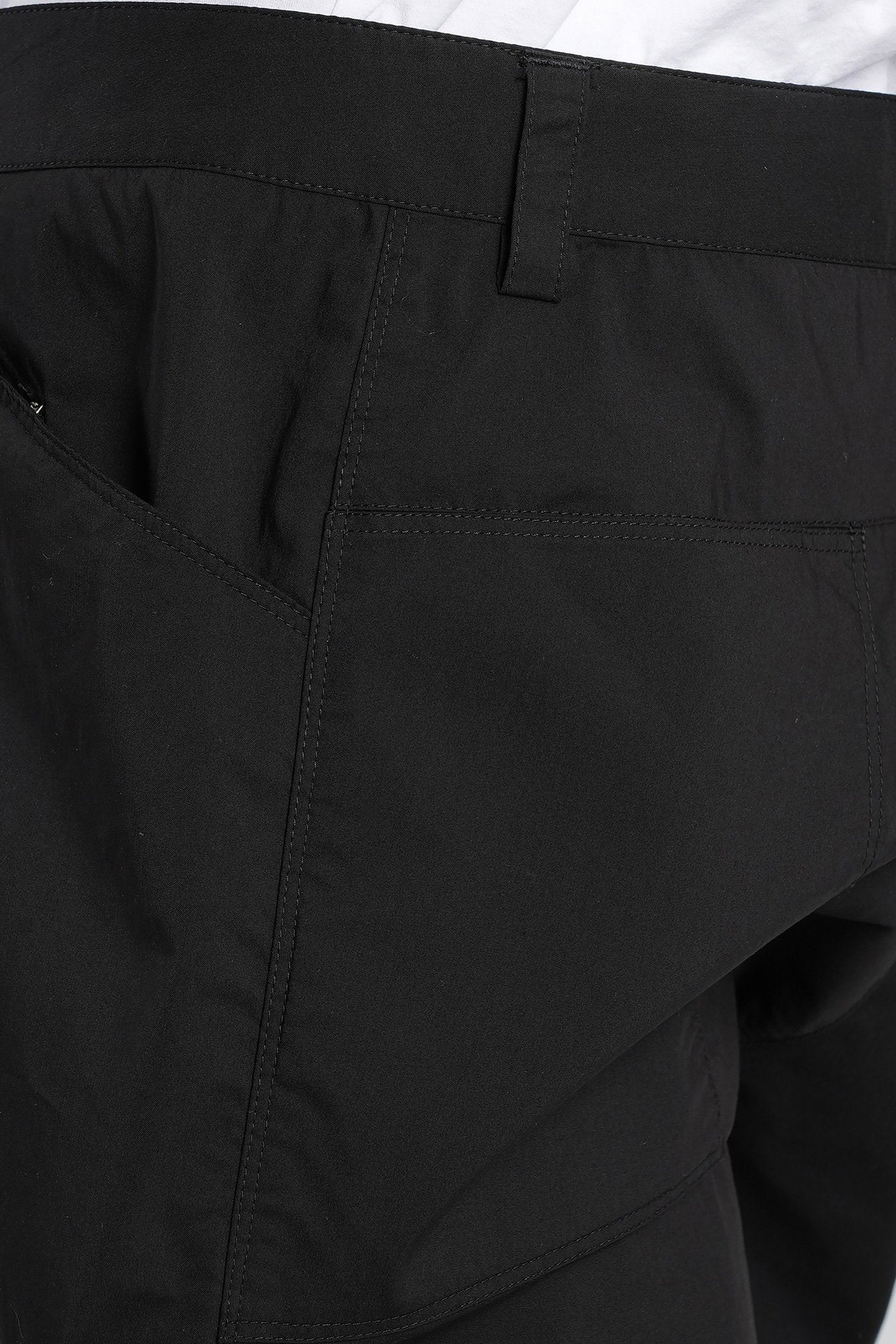 Angle Pants in black cotton - Image 5