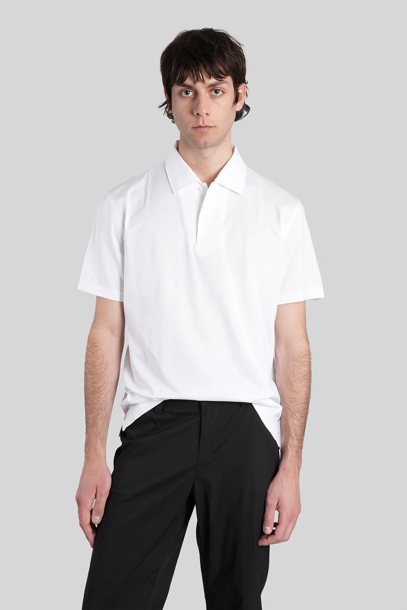Ay15 Polo in white cotton