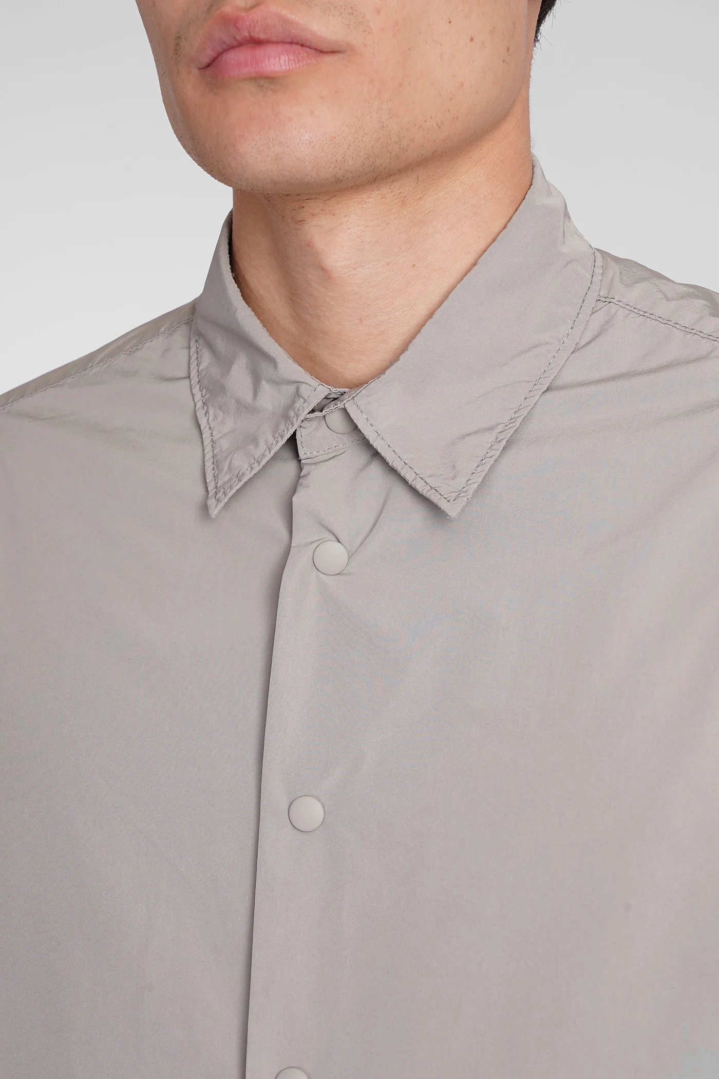 Camicia Cassel Shirt in grey polyester - Image 5