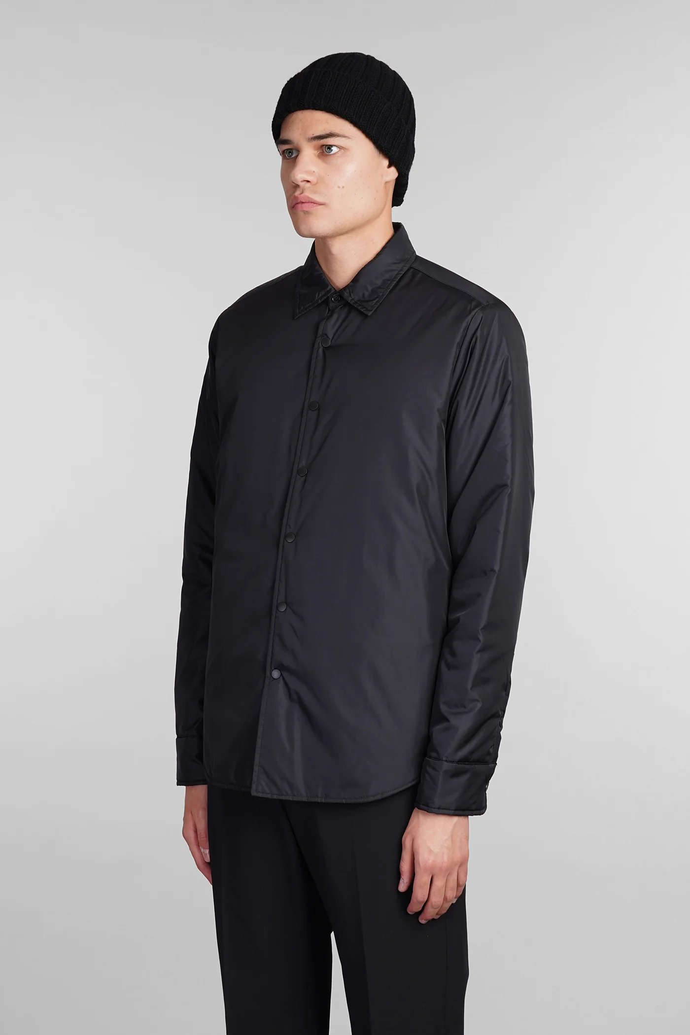Camicia Re-Shirt Casual jacket in black polyamide - Image 4