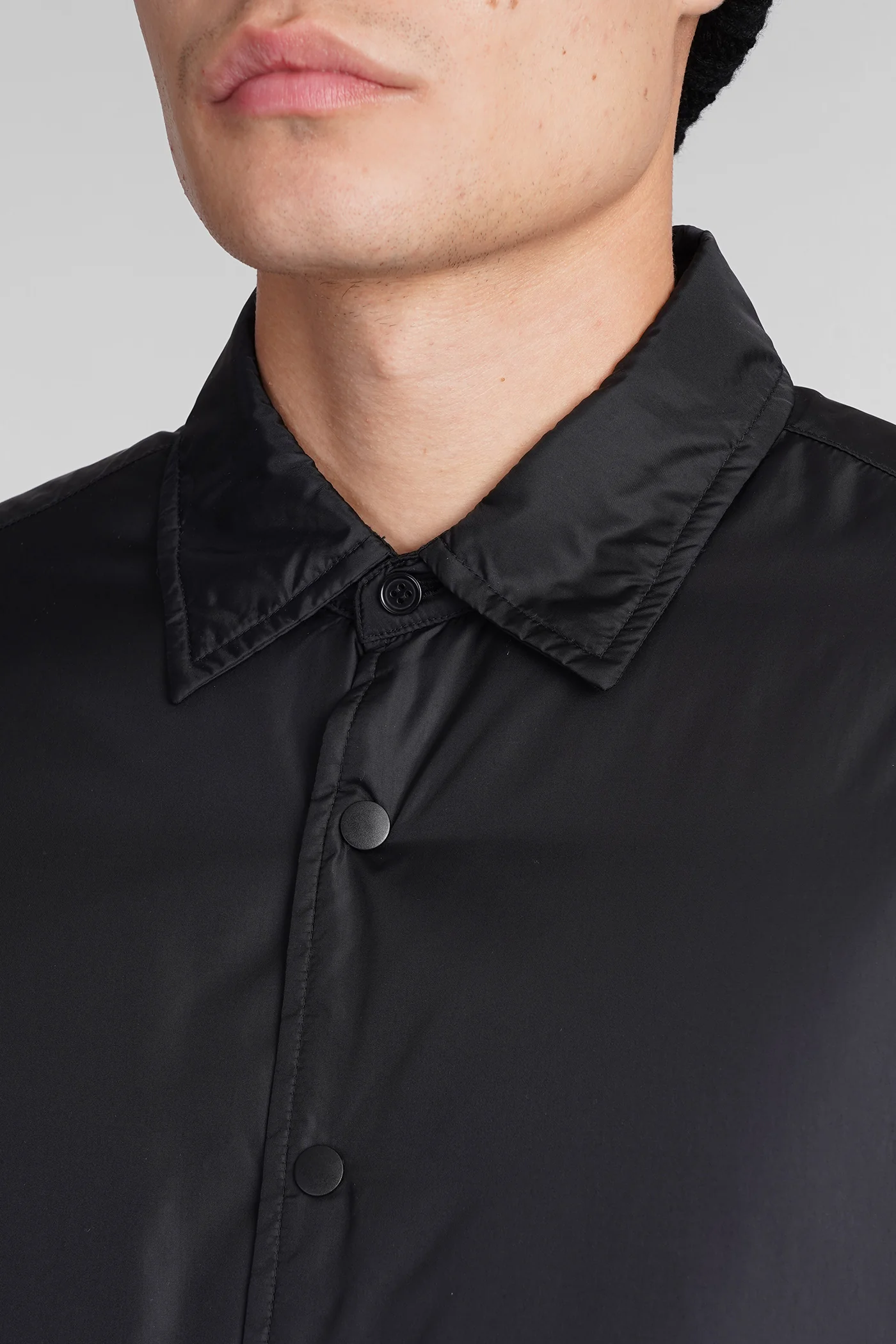 Camicia Re-Shirt Casual jacket in black polyamide - Image 5