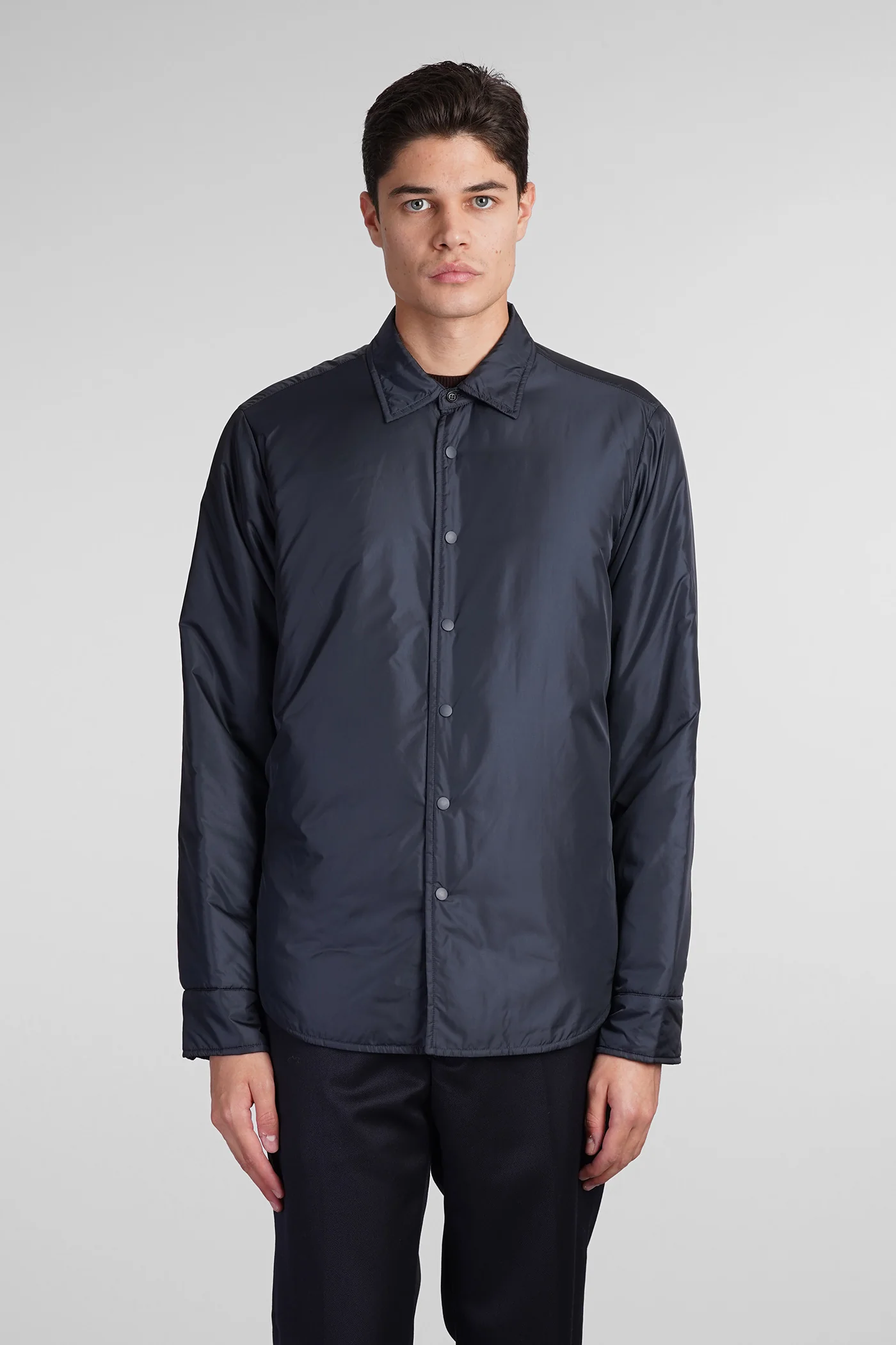 Camicia Re-Shirt Casual jacket in blue polyamide