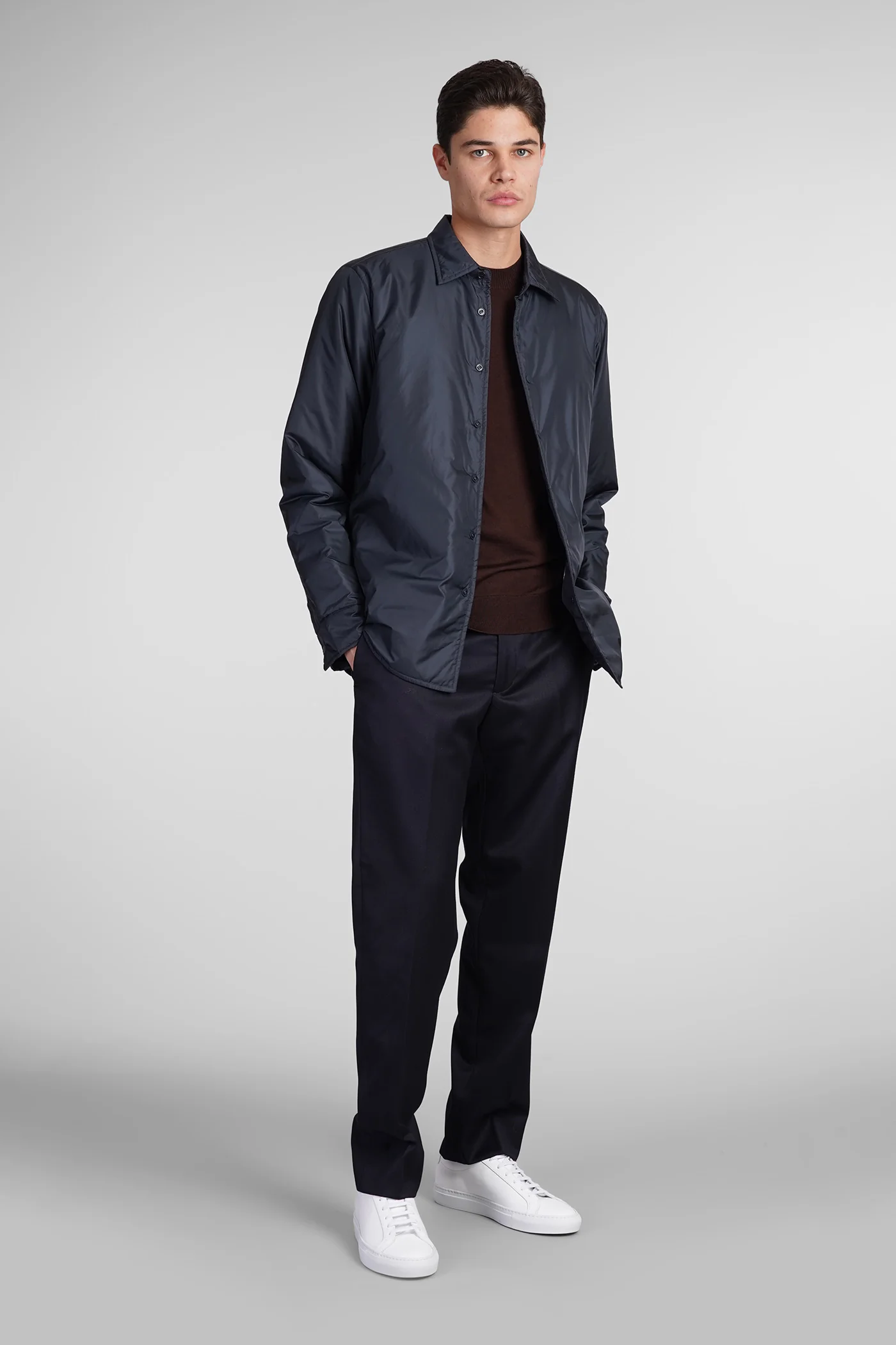 Camicia Re-Shirt Casual jacket in blue polyamide - Image 2