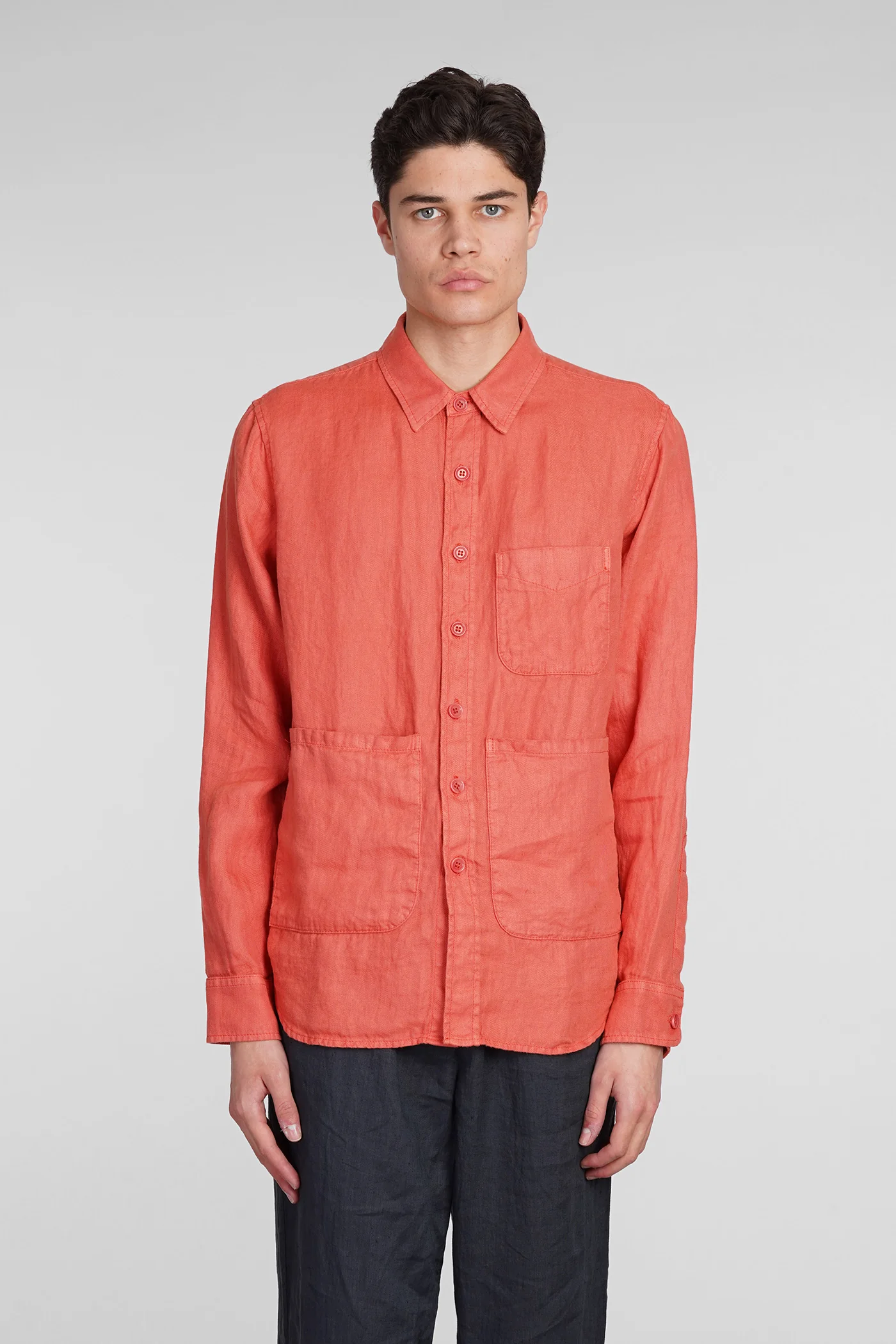 Camicia UT Shirt in orange Chanvre
