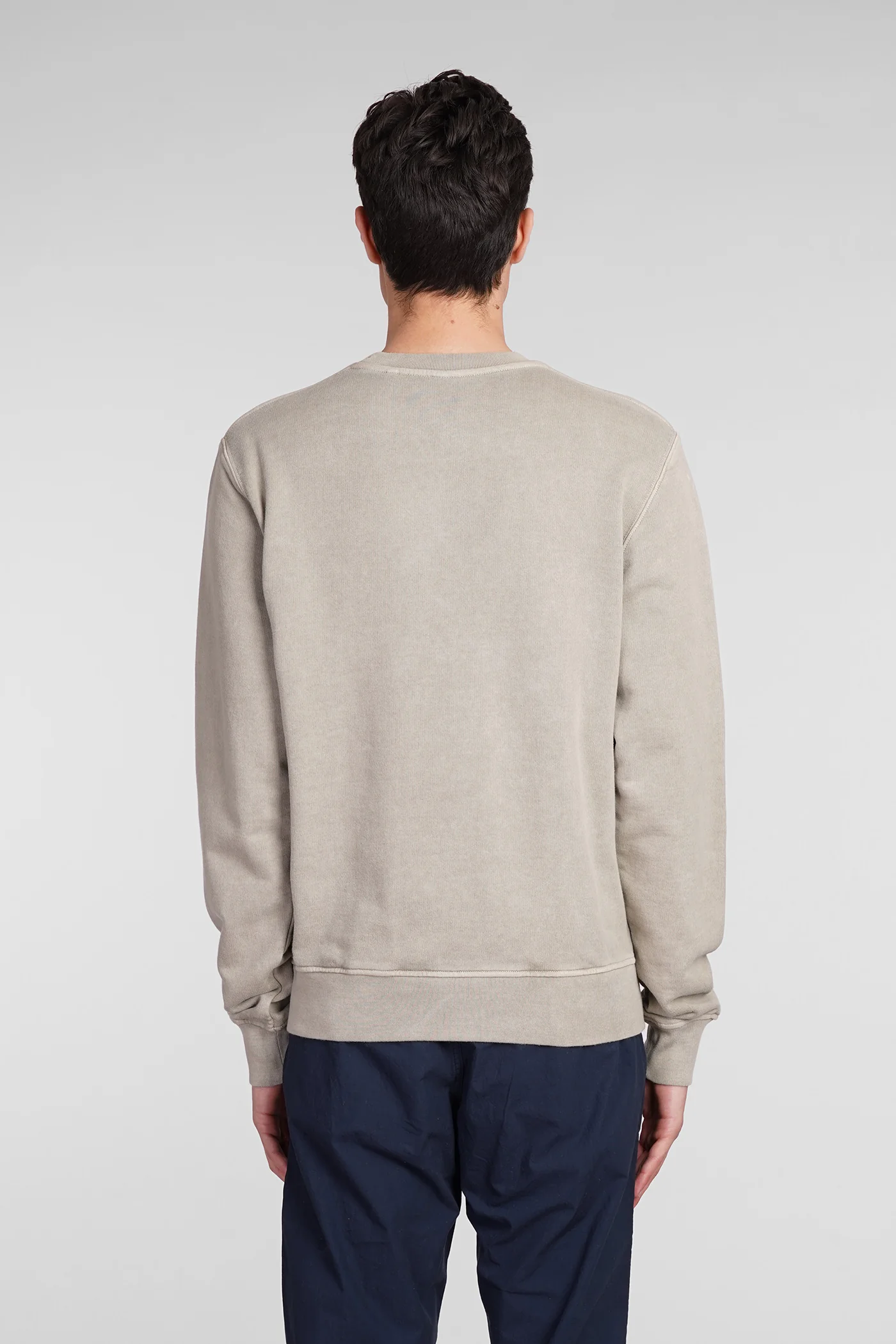 Felpa AY40 Sweatshirt in beige cotton - Image 3
