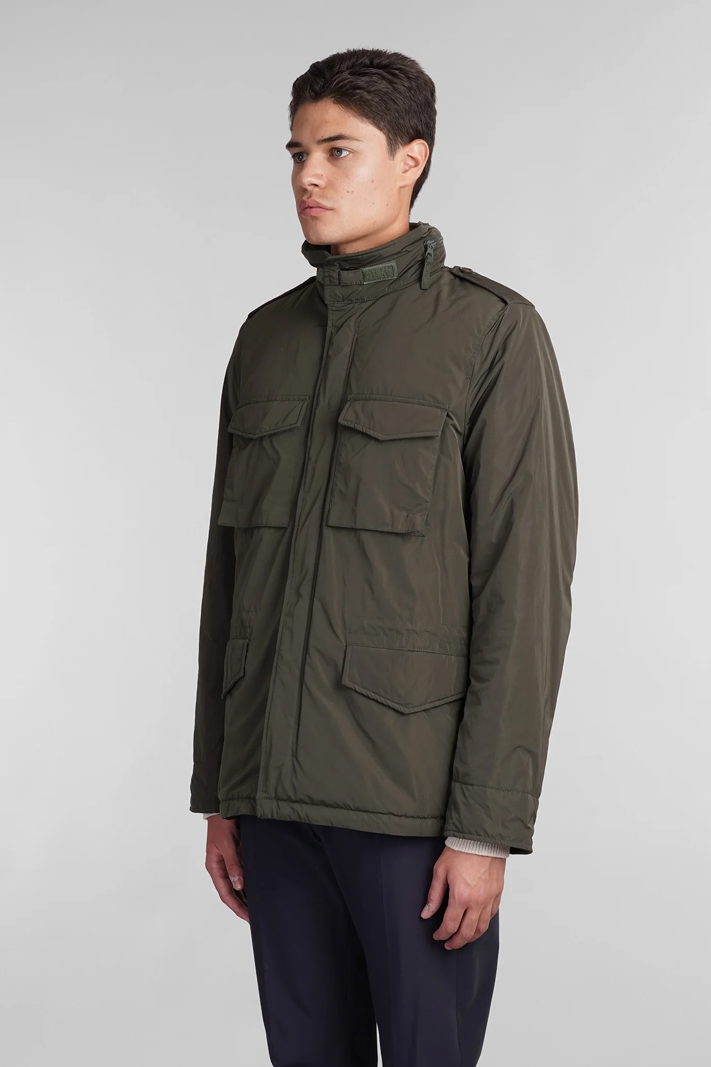 Giub minfield vento Casual jacket in green polyester - Image 4