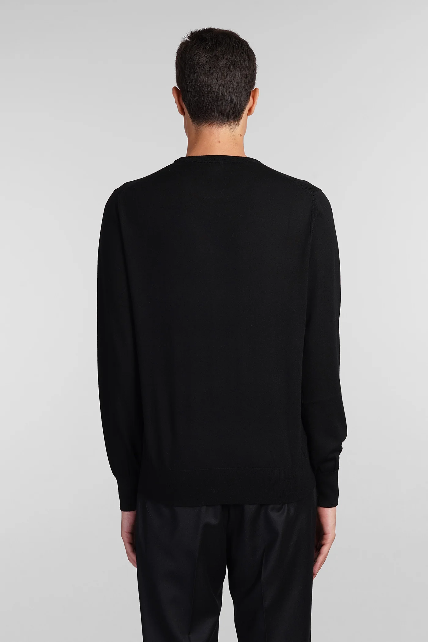 M195 Knitwear in black wool - Image 3