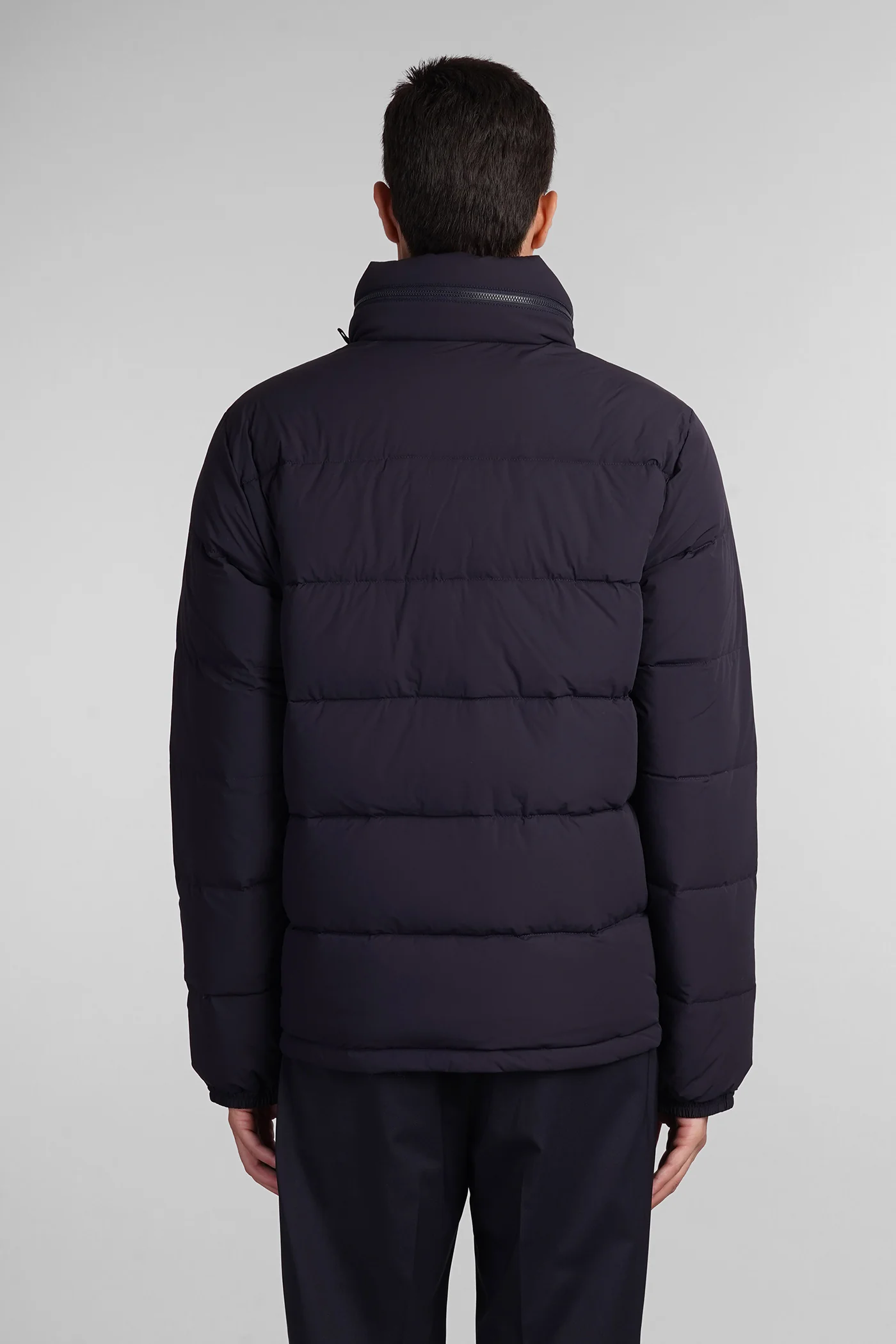 Pocoelastico re puffer in blue polyamide - Image 3