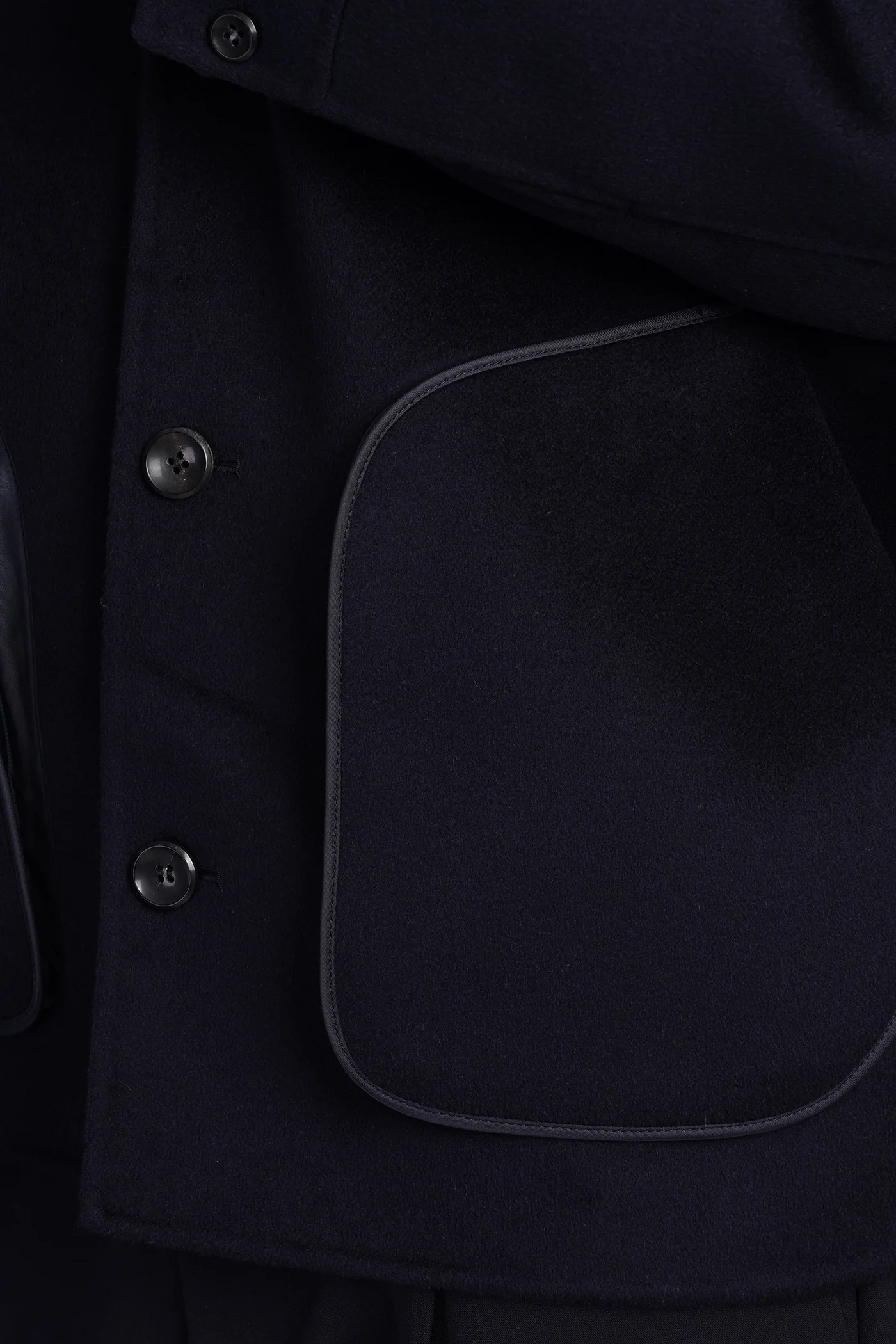 Casual jacket in blue wool - Image 5