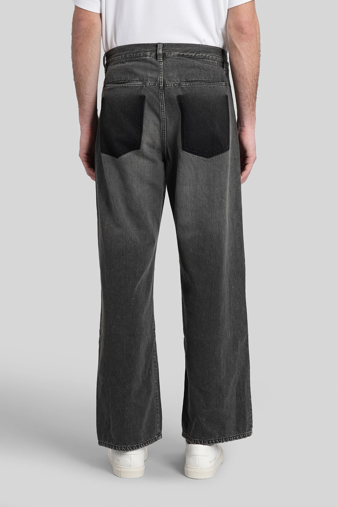 Jeans in black cotton - Image 3