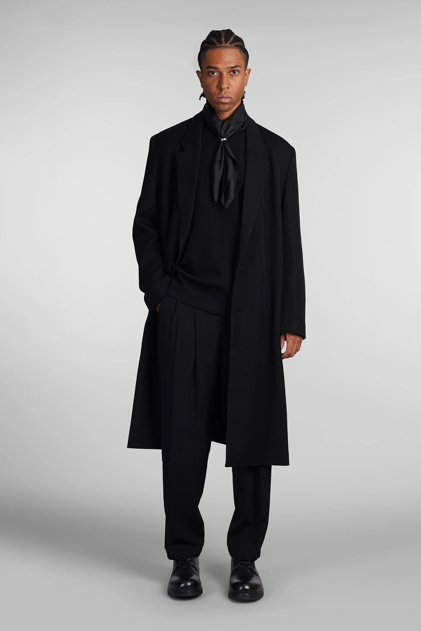 Knitwear in black wool - Image 2