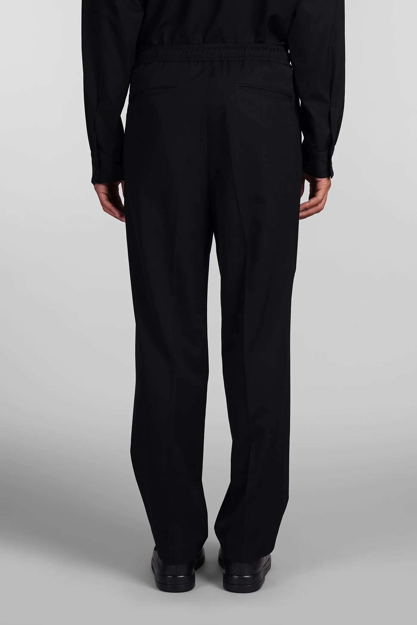 Pants in black wool - Image 3