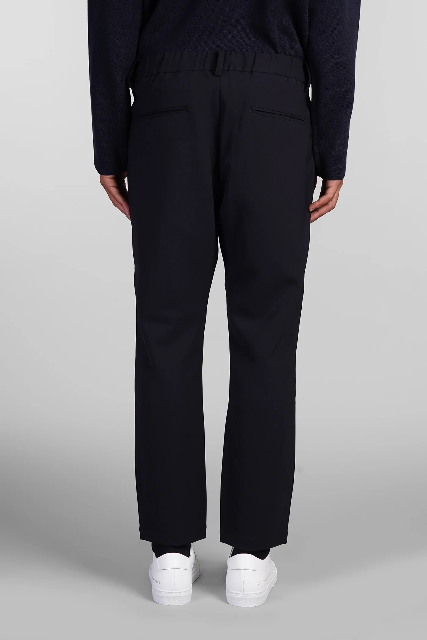 Pants in blue polyester - Image 3