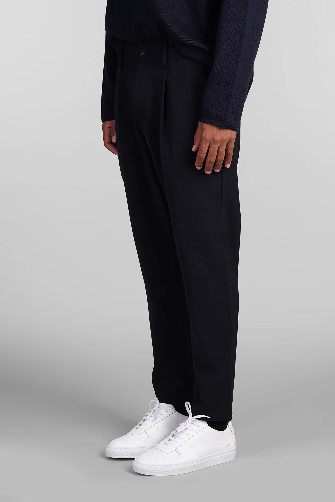 Pants in blue polyester - Image 4