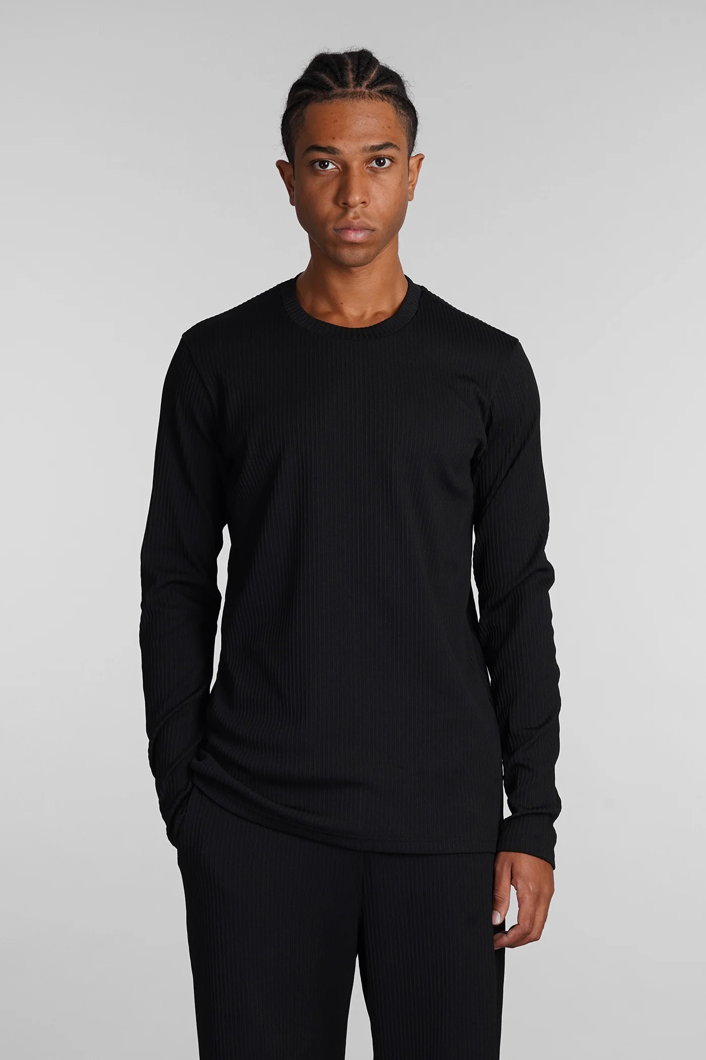 T-Shirt in black polyester