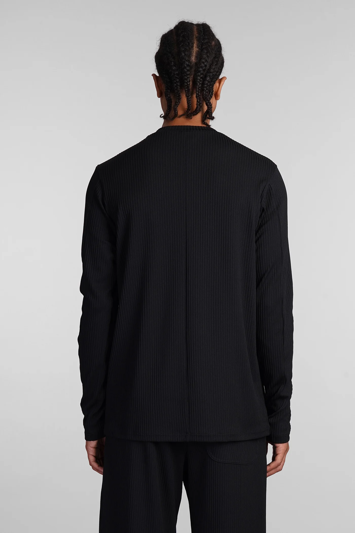 T-Shirt in black polyester - Image 3