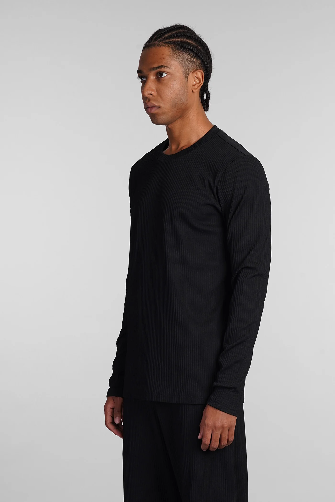 T-Shirt in black polyester - Image 4