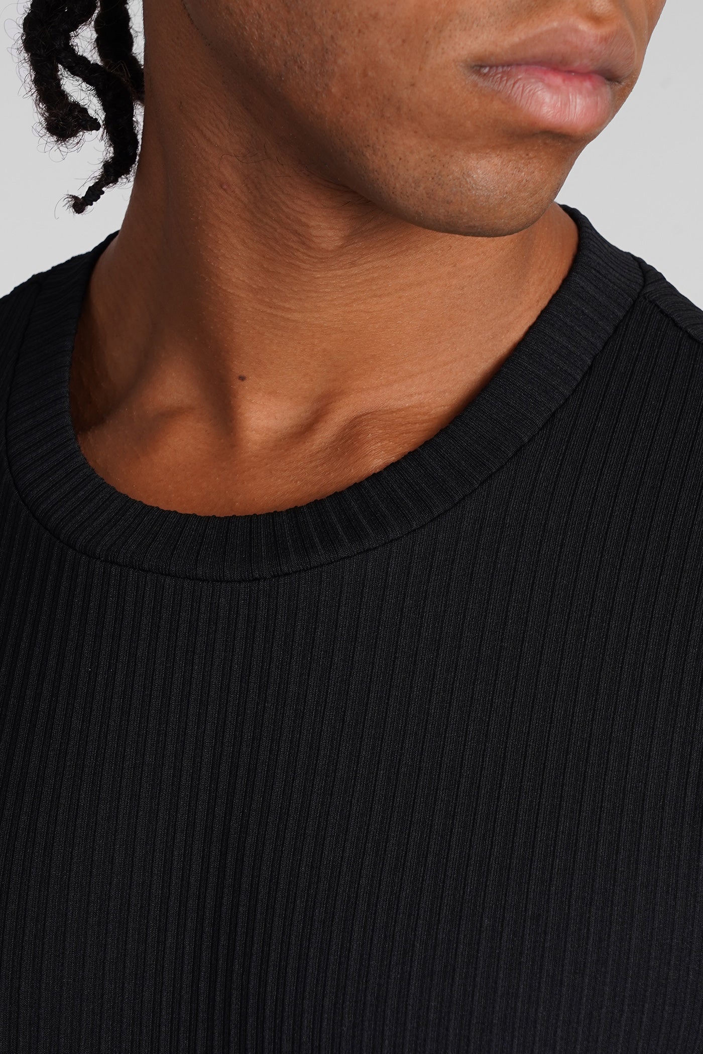 T-Shirt in black polyester - Image 5